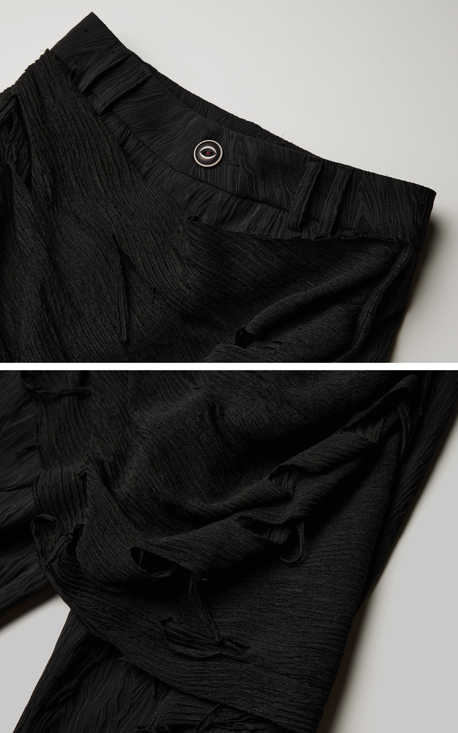 INDULGE Deconstructed Layered Wide-Leg Pants