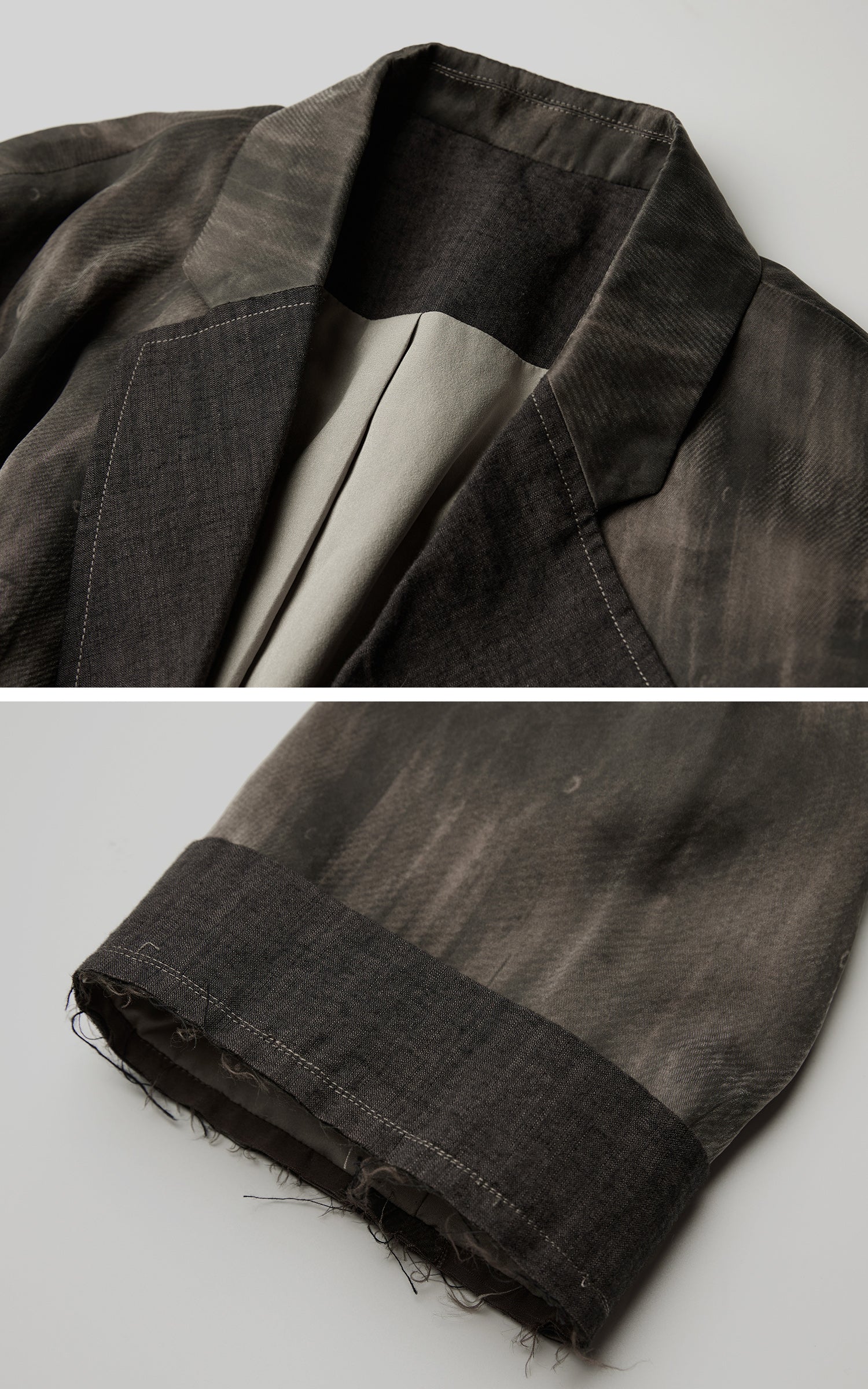 INDULGE Asymmetric Dyed Tailored Jacket