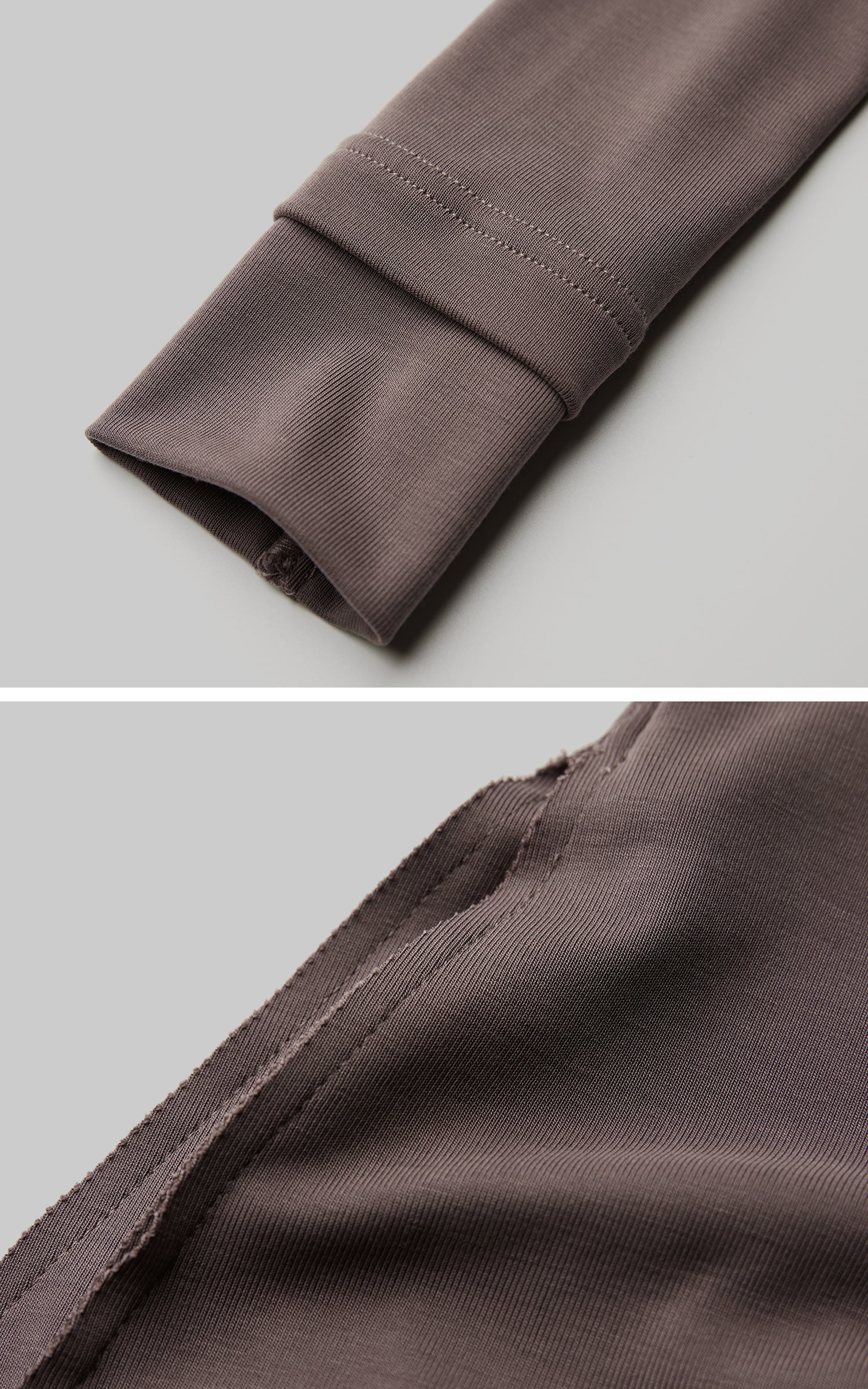 INDULGE Asymmetric Long Sleeve Top with Draped Hem