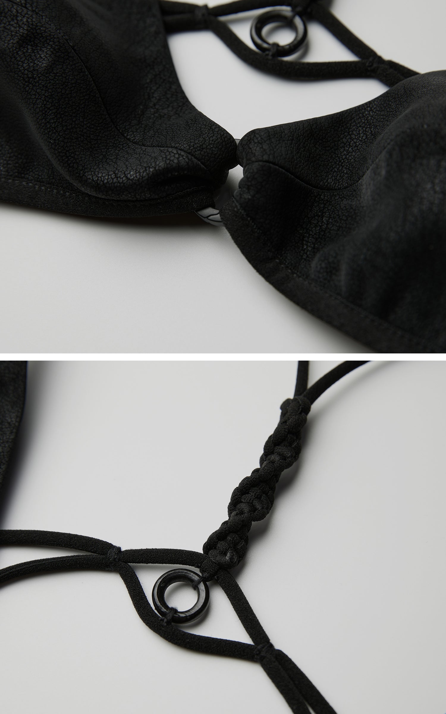 INDULGE Braided Strap Detail Bralette Top