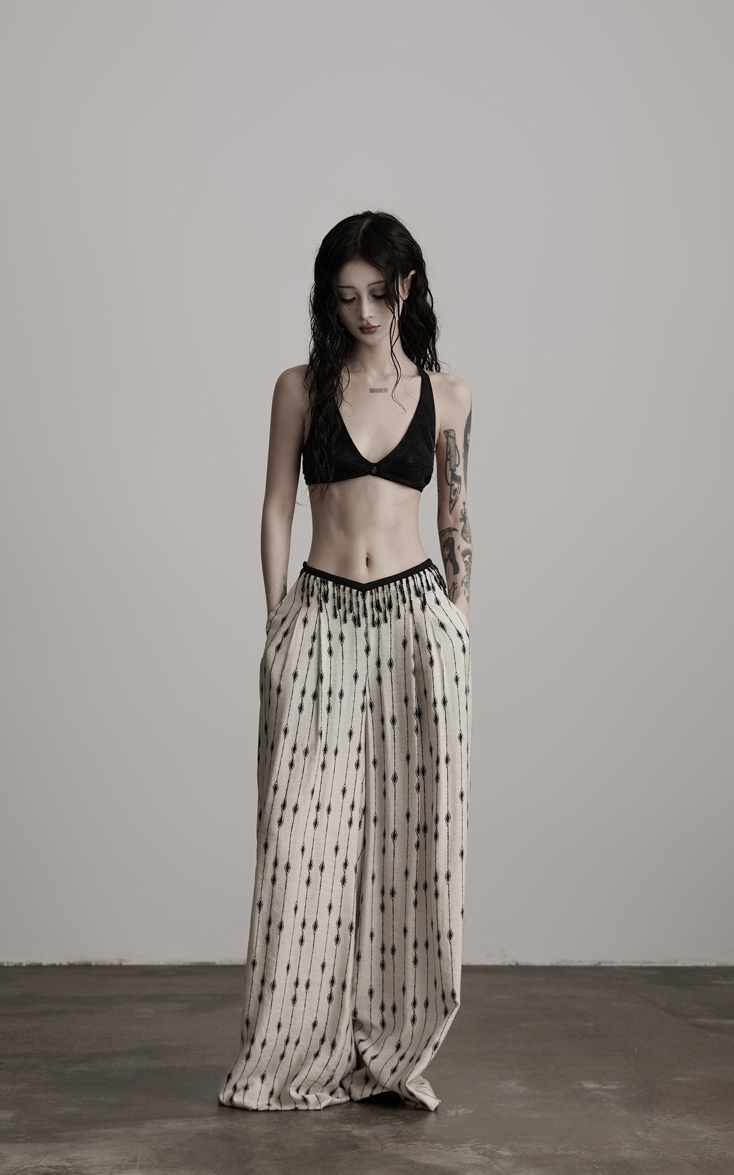 INDULGE Braided Strap Detail Bralette Top