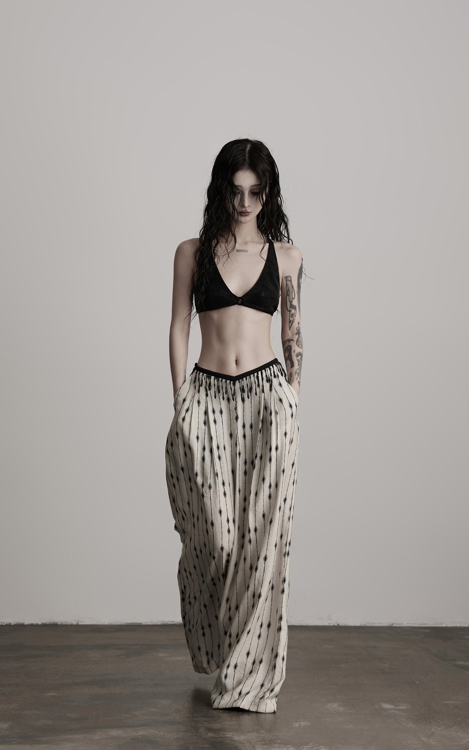 INDULGE Braided Strap Detail Bralette Top