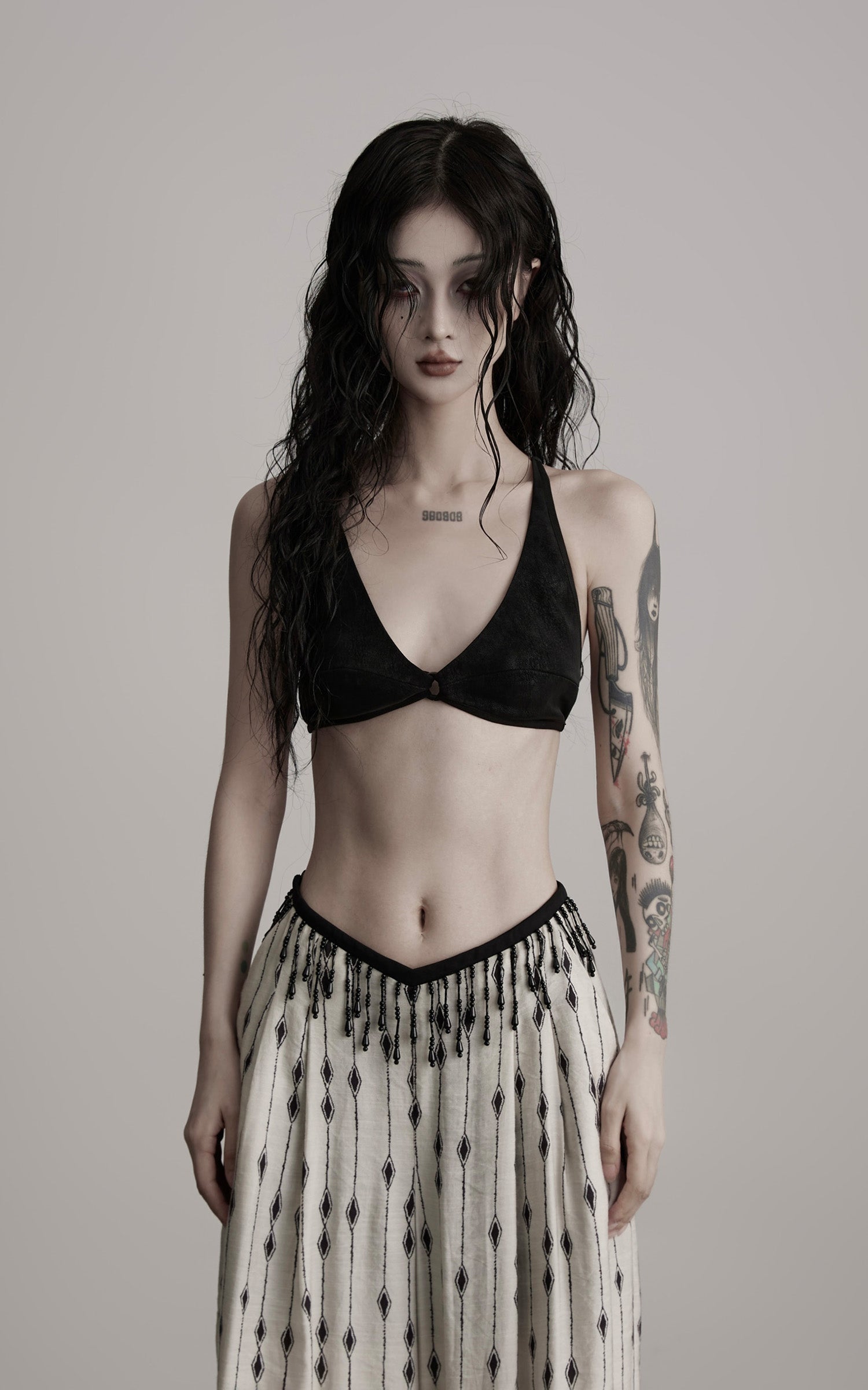 INDULGE Braided Strap Detail Bralette Top