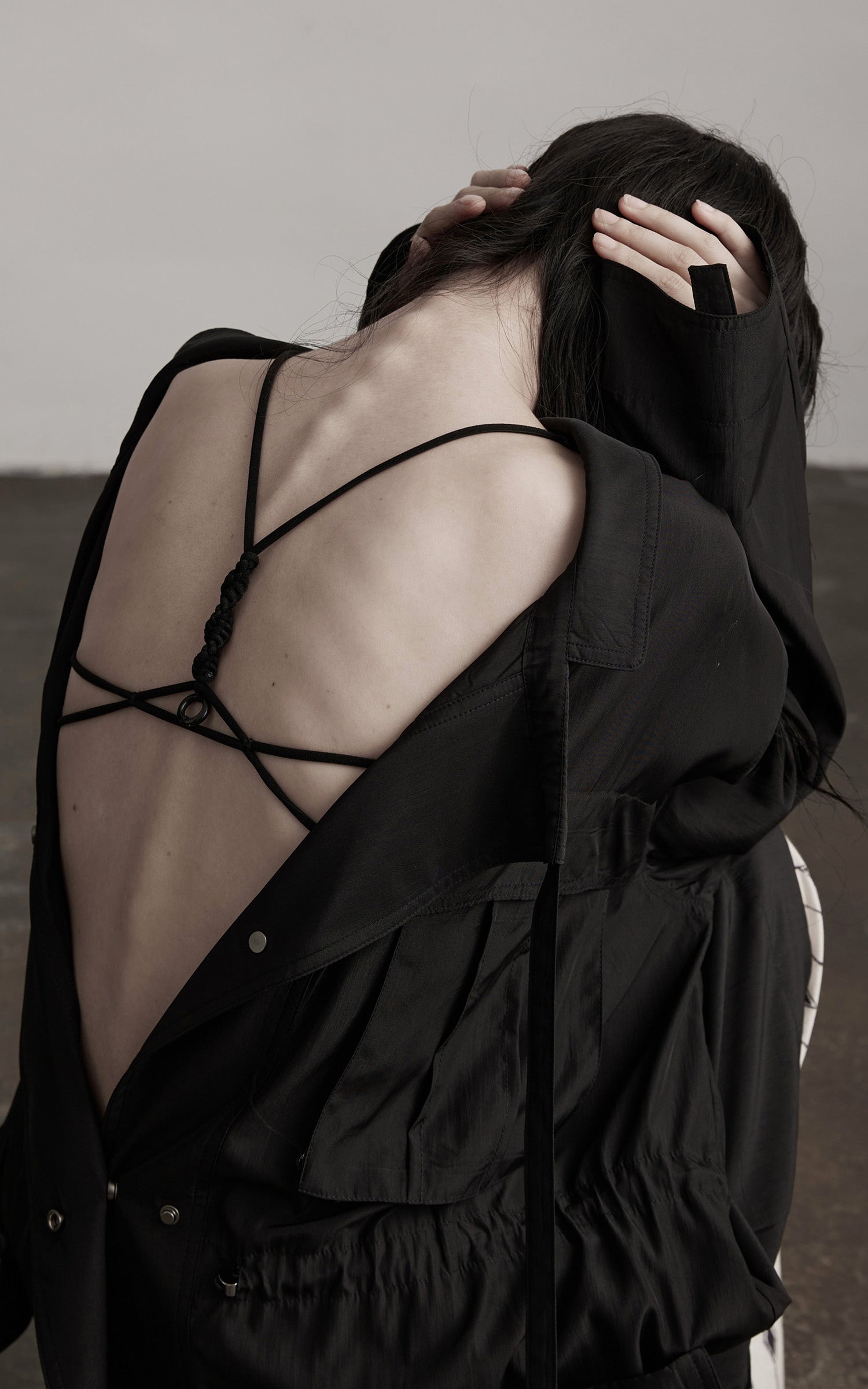 INDULGE Braided Strap Detail Bralette Top
