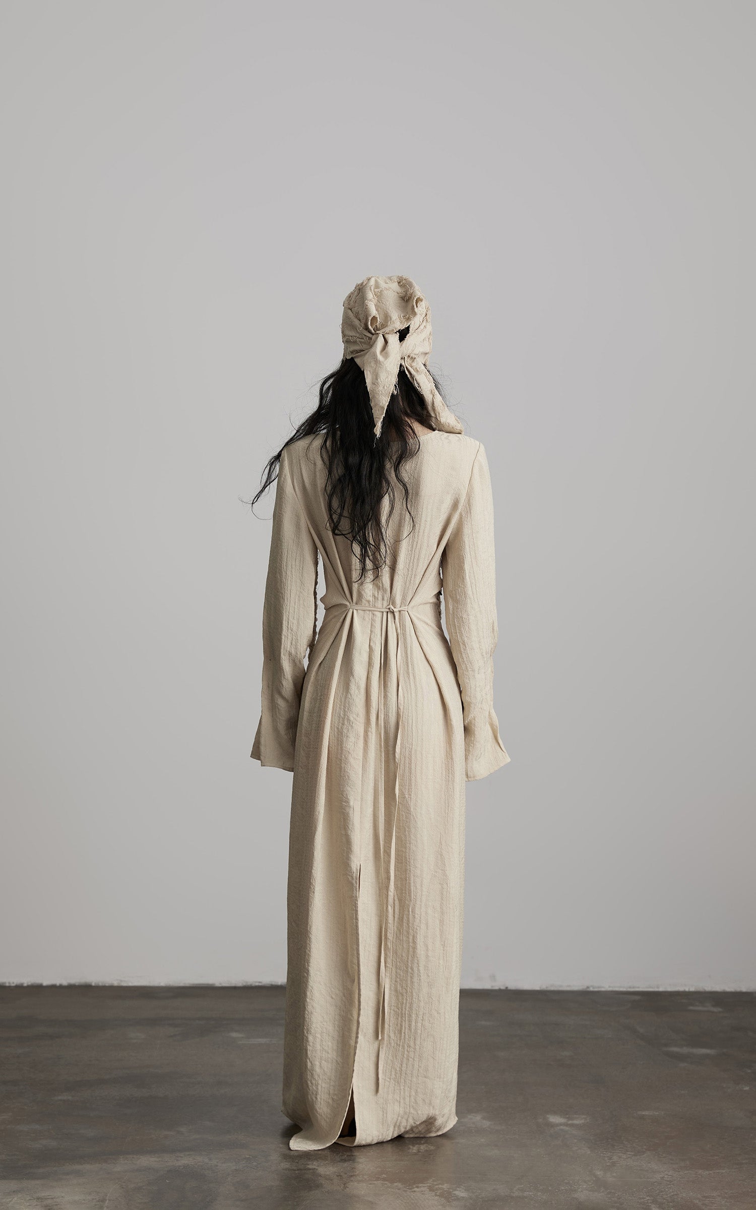 INDULGE Textured Draped Maxi Dress