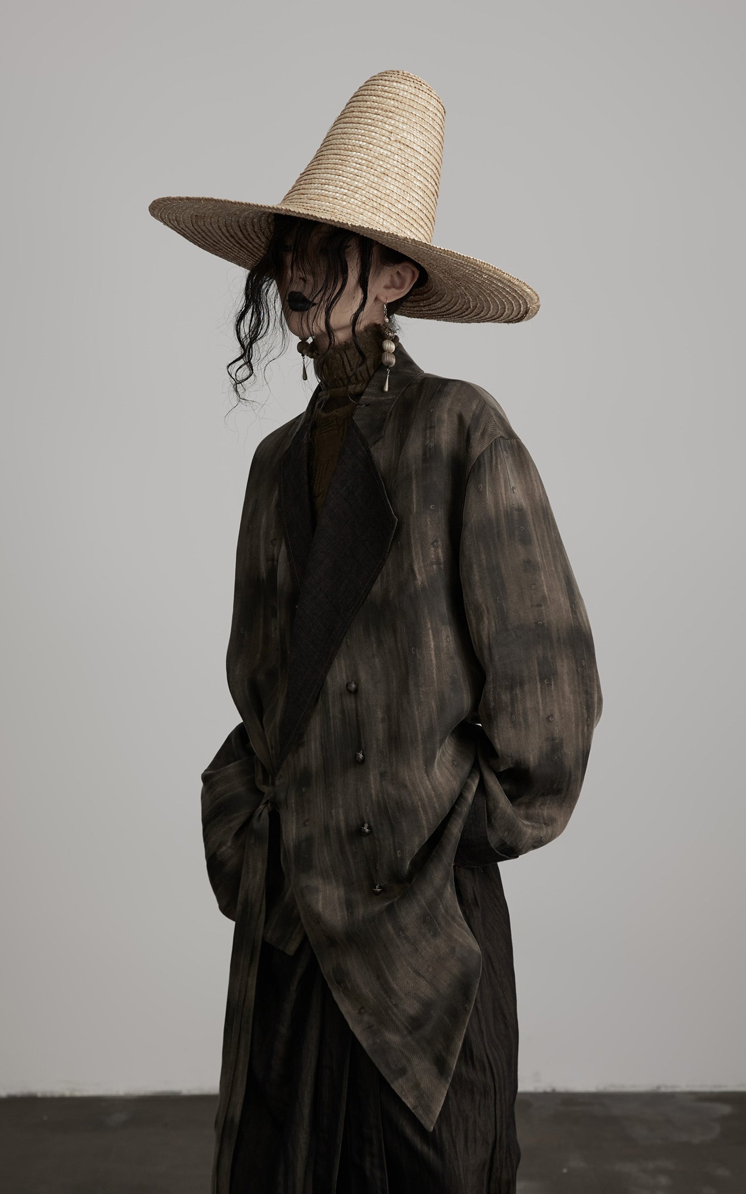 INDULGE Asymmetric Dyed Tailored Jacket