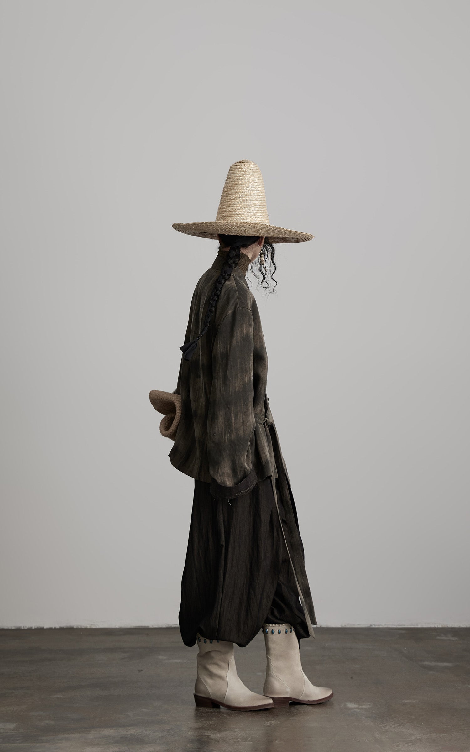 INDULGE Asymmetric Dyed Tailored Jacket