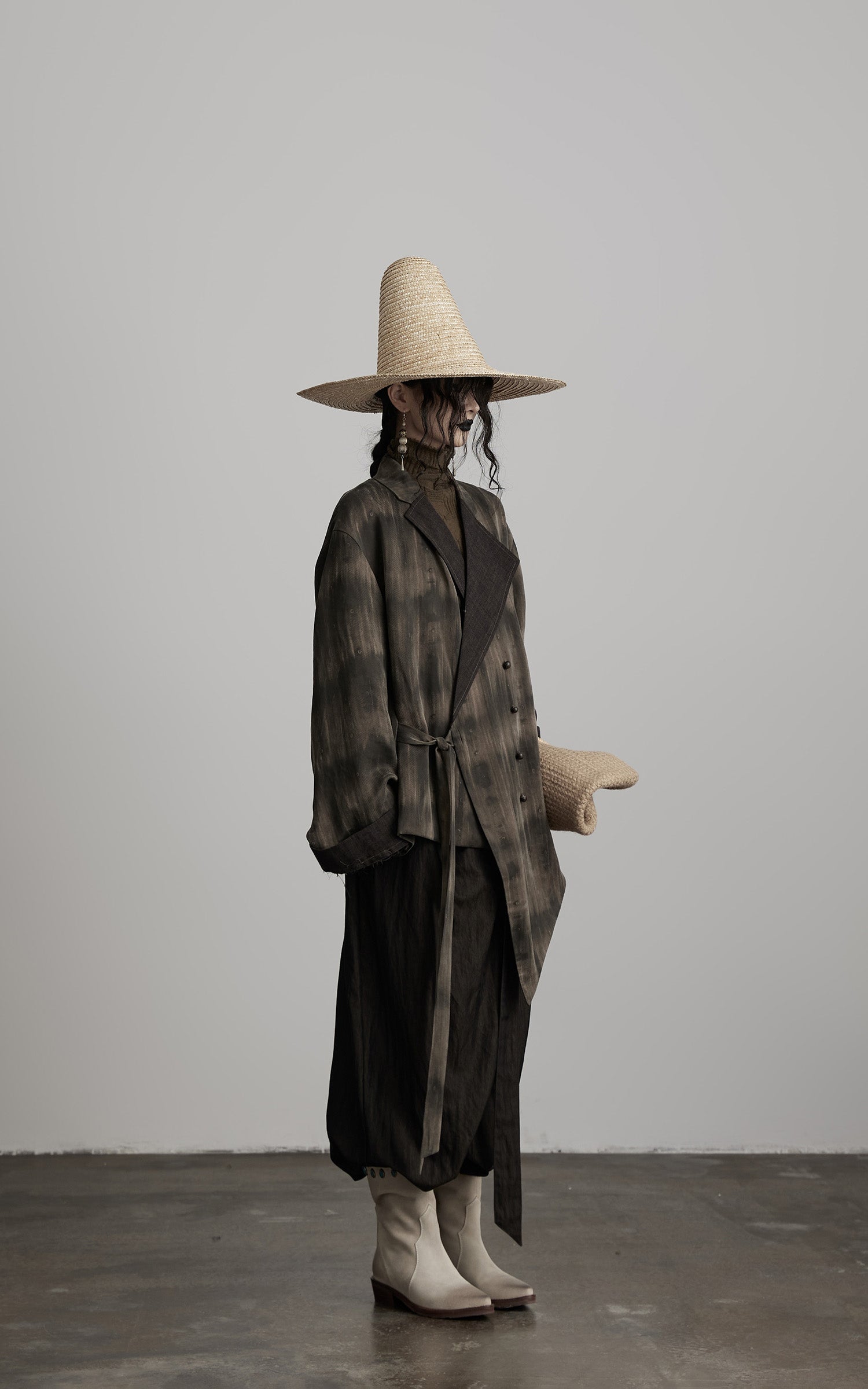 INDULGE Asymmetric Dyed Tailored Jacket