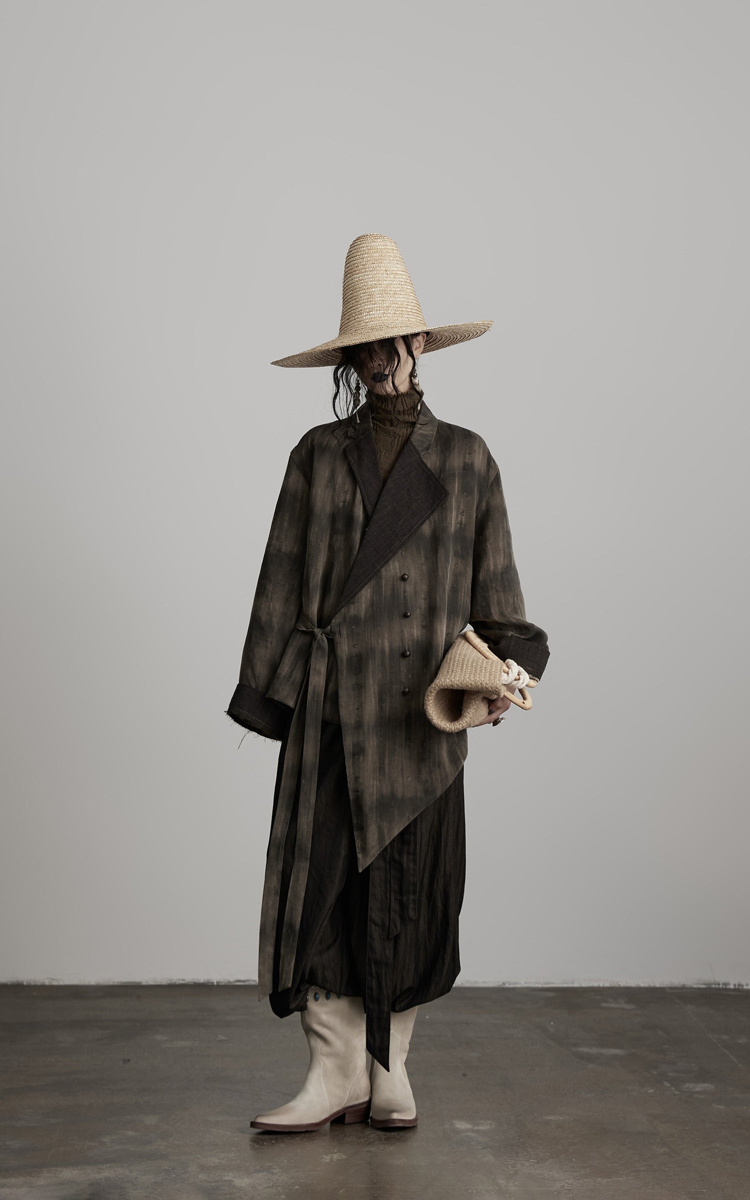 INDULGE Asymmetric Dyed Tailored Jacket