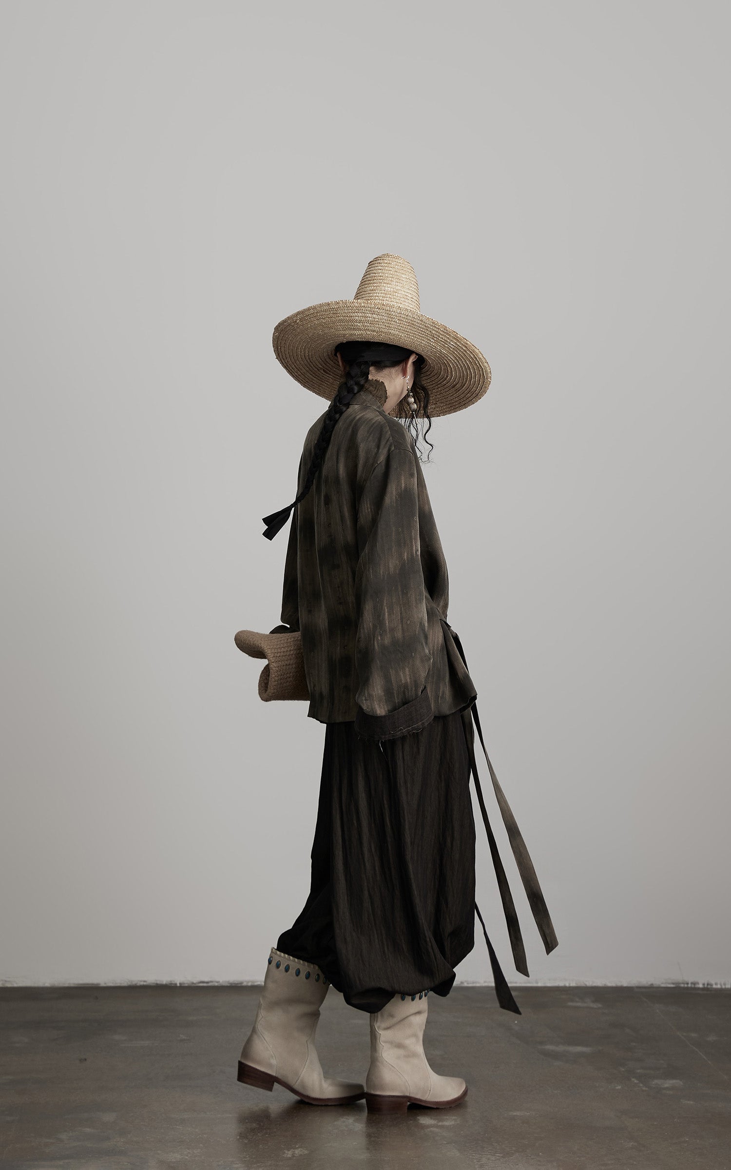 INDULGE Asymmetric Dyed Tailored Jacket