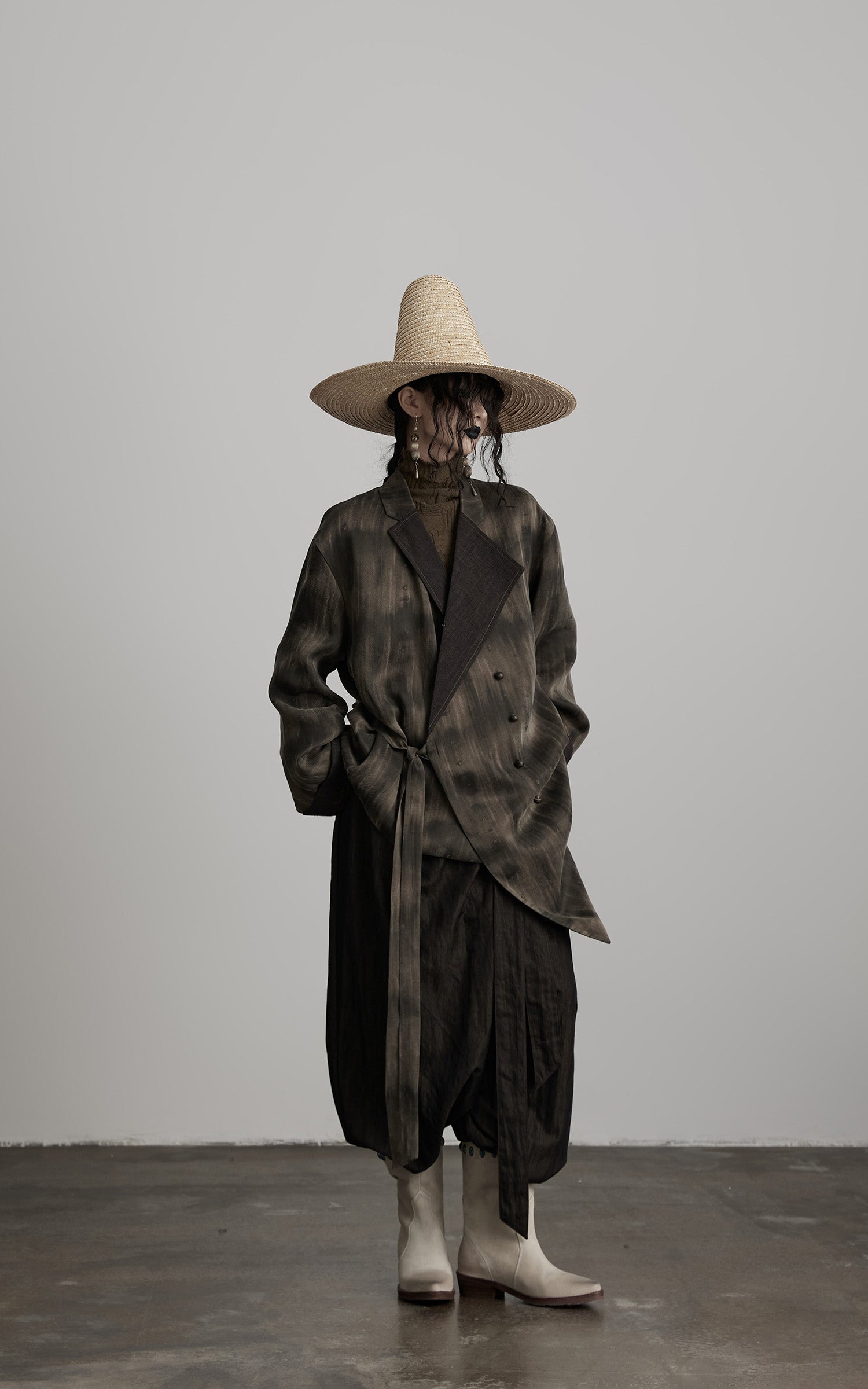INDULGE Asymmetric Dyed Tailored Jacket