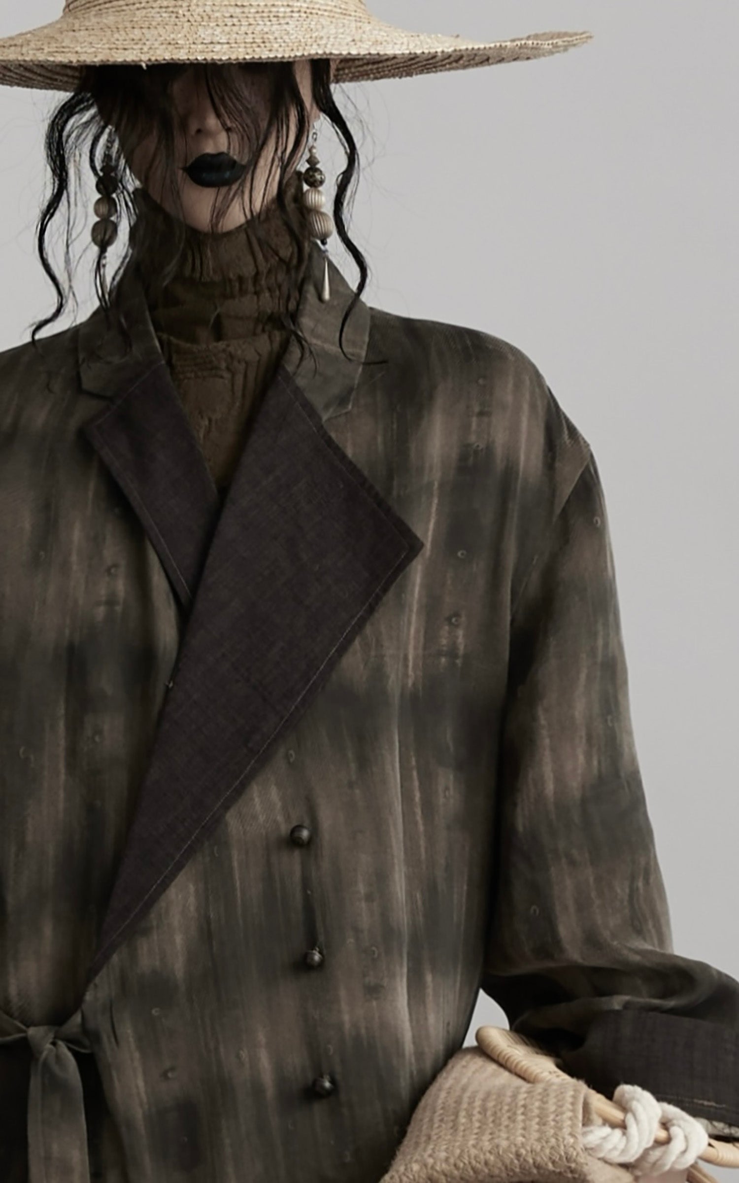 INDULGE Asymmetric Dyed Tailored Jacket