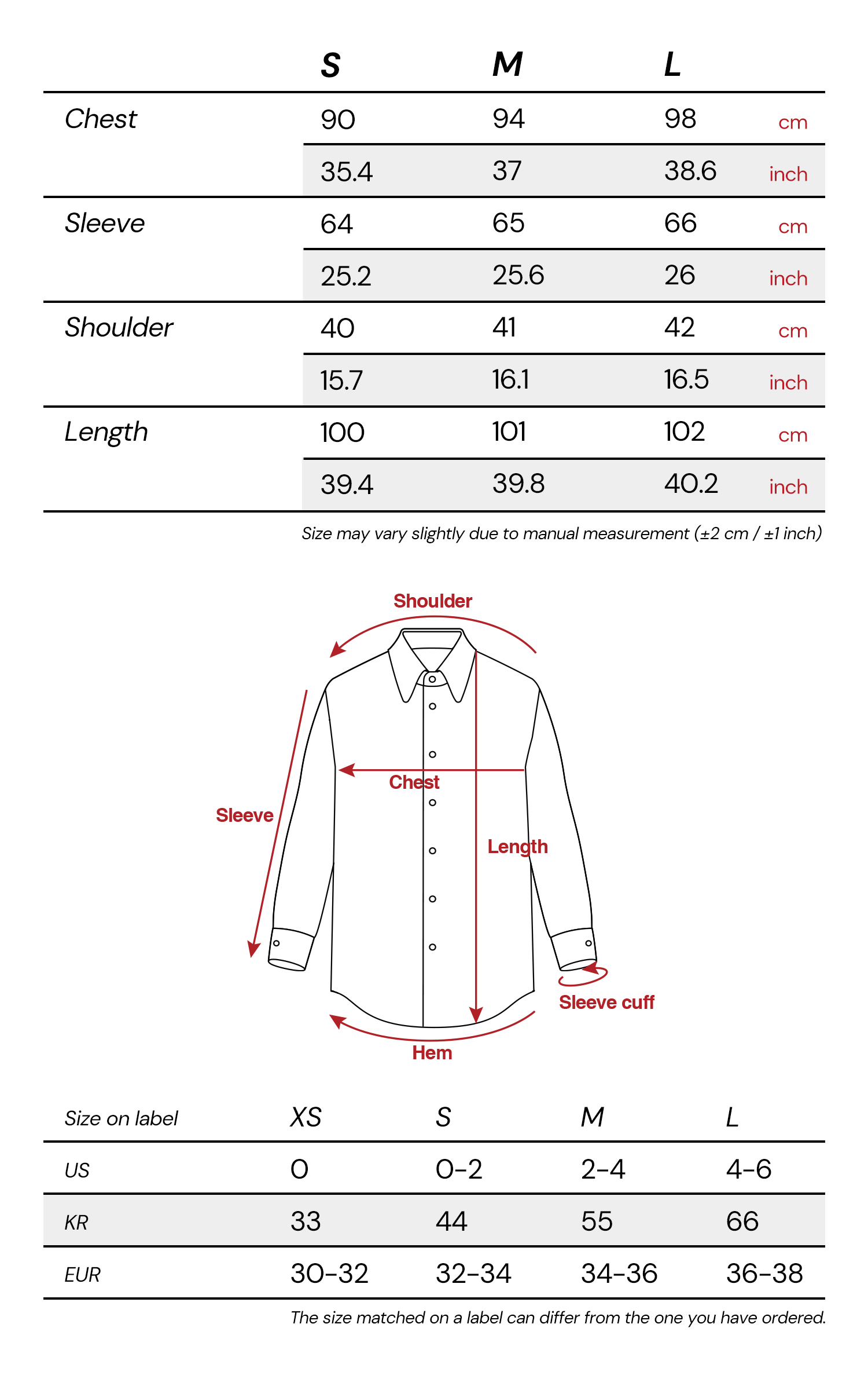 INDULGE Asymmetric Hem Shirt with Red Stitch Detail
