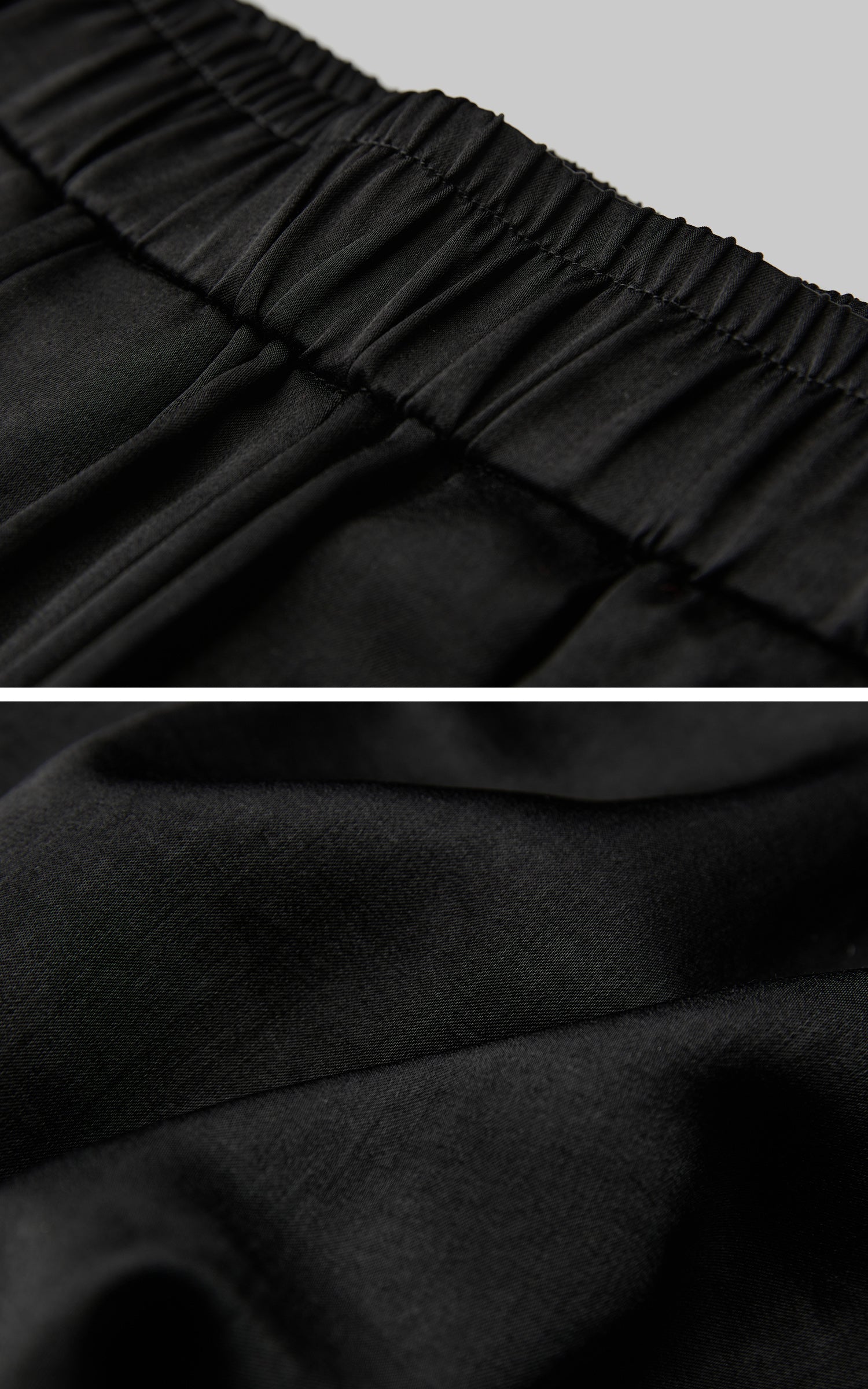 INDULGE Wide Leg Trousers with Draped Obi Belt