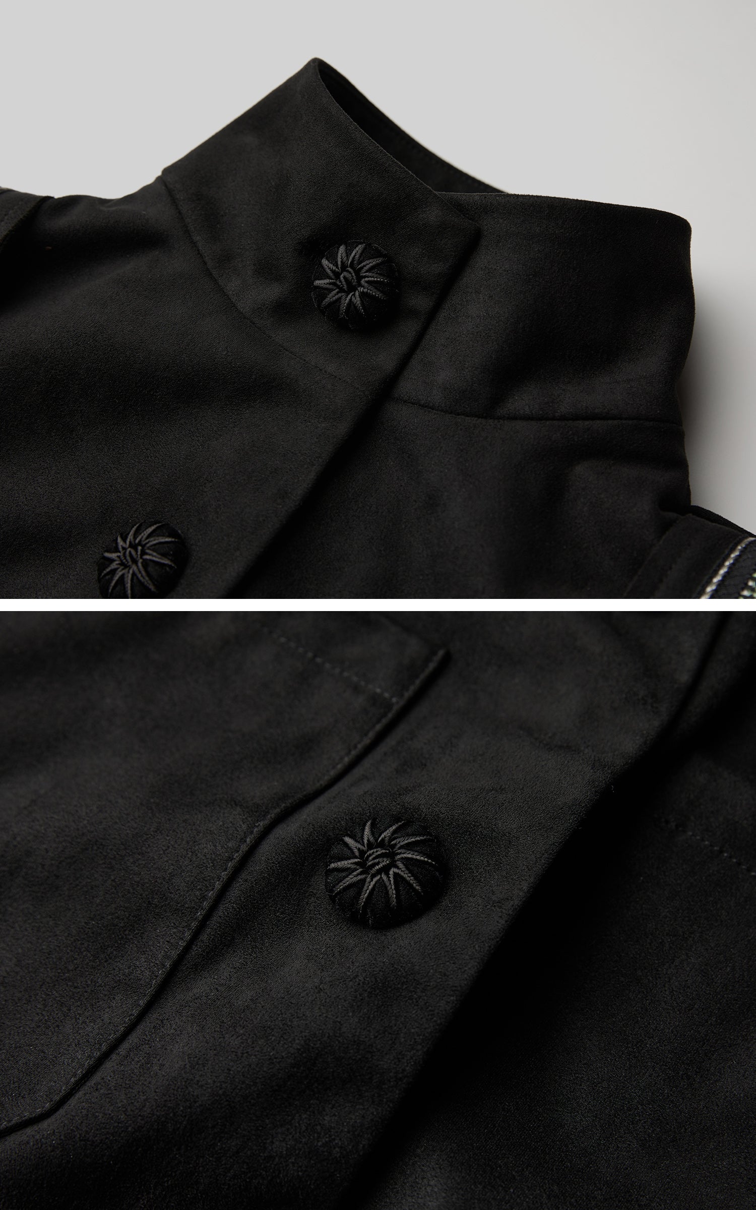 INDULGE Embroidered Strap Detail Jacket