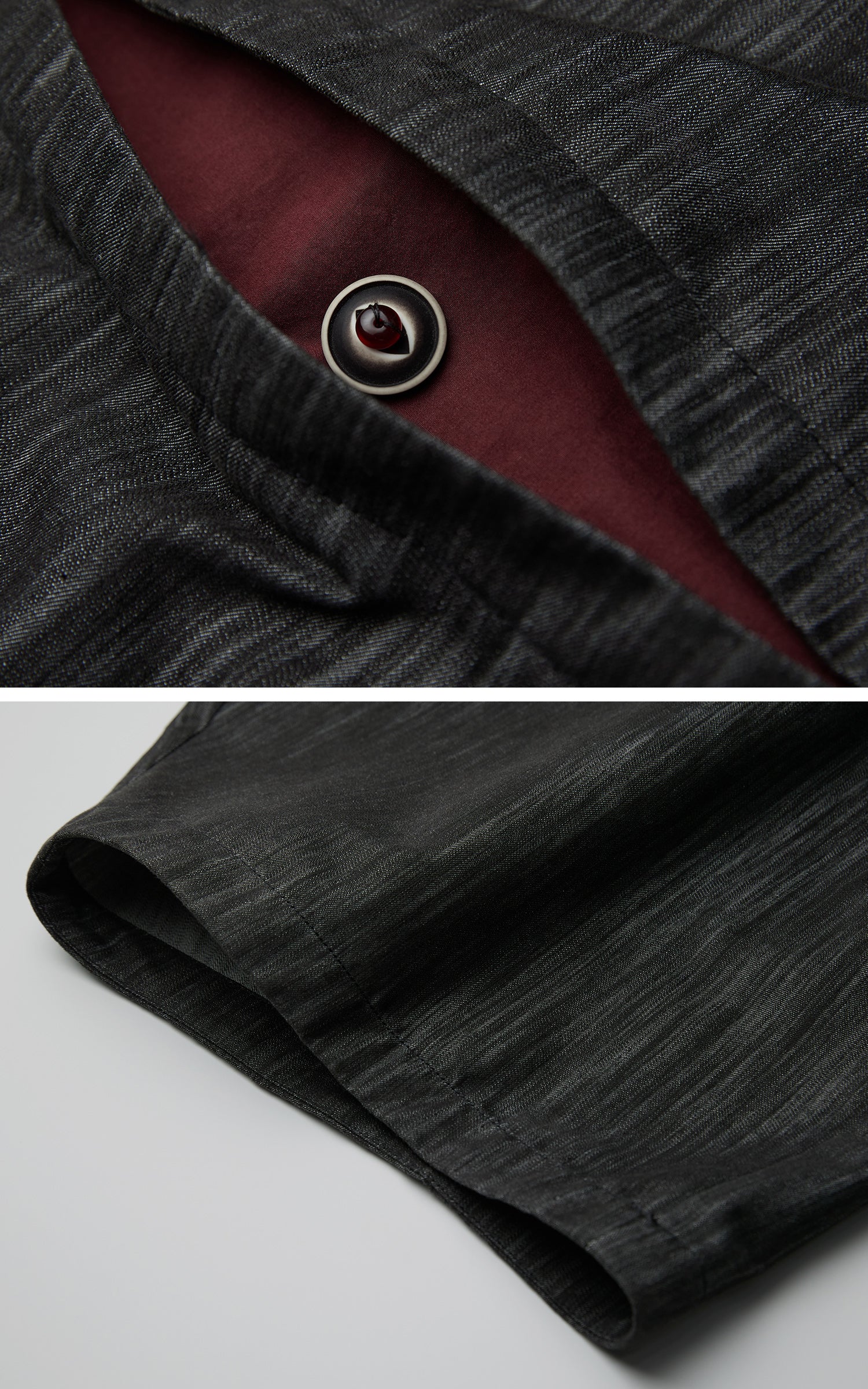INDULGE Structural Wide Leg Trousers with Hidden Contrast Detail