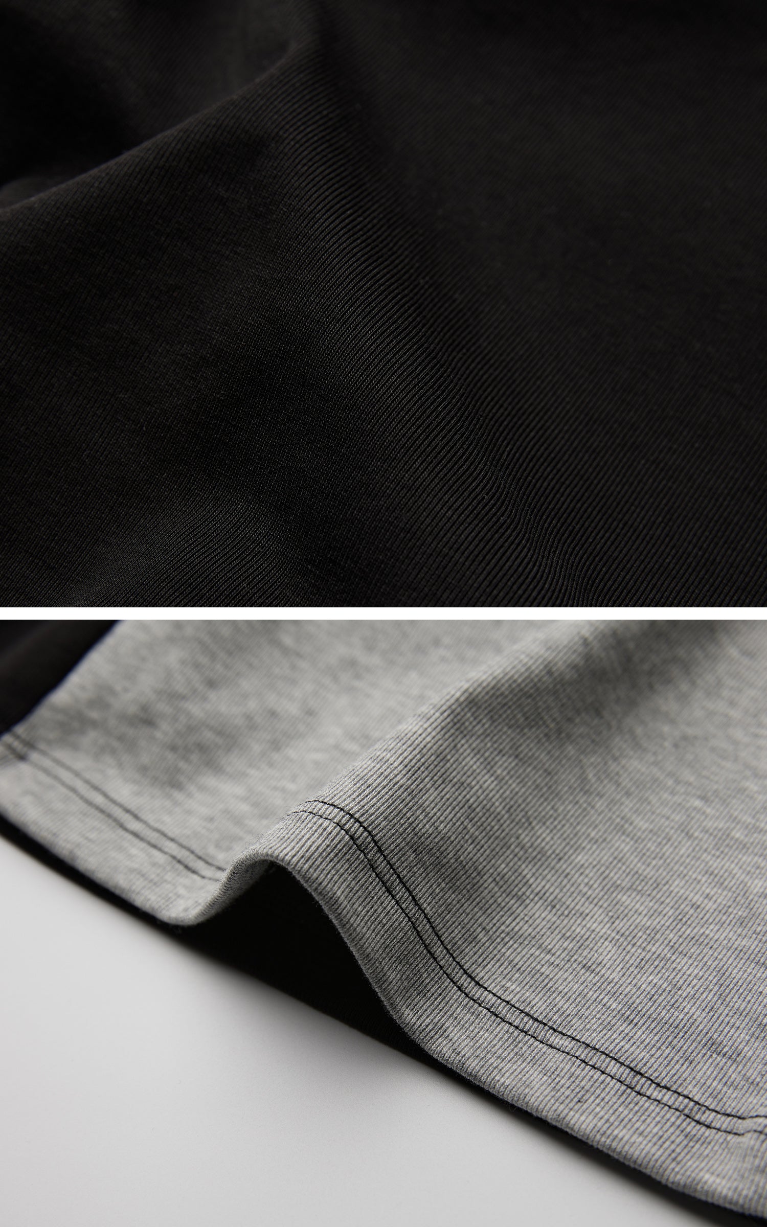INDULGE Paneled Cutout T-Shirt with Layered Collar