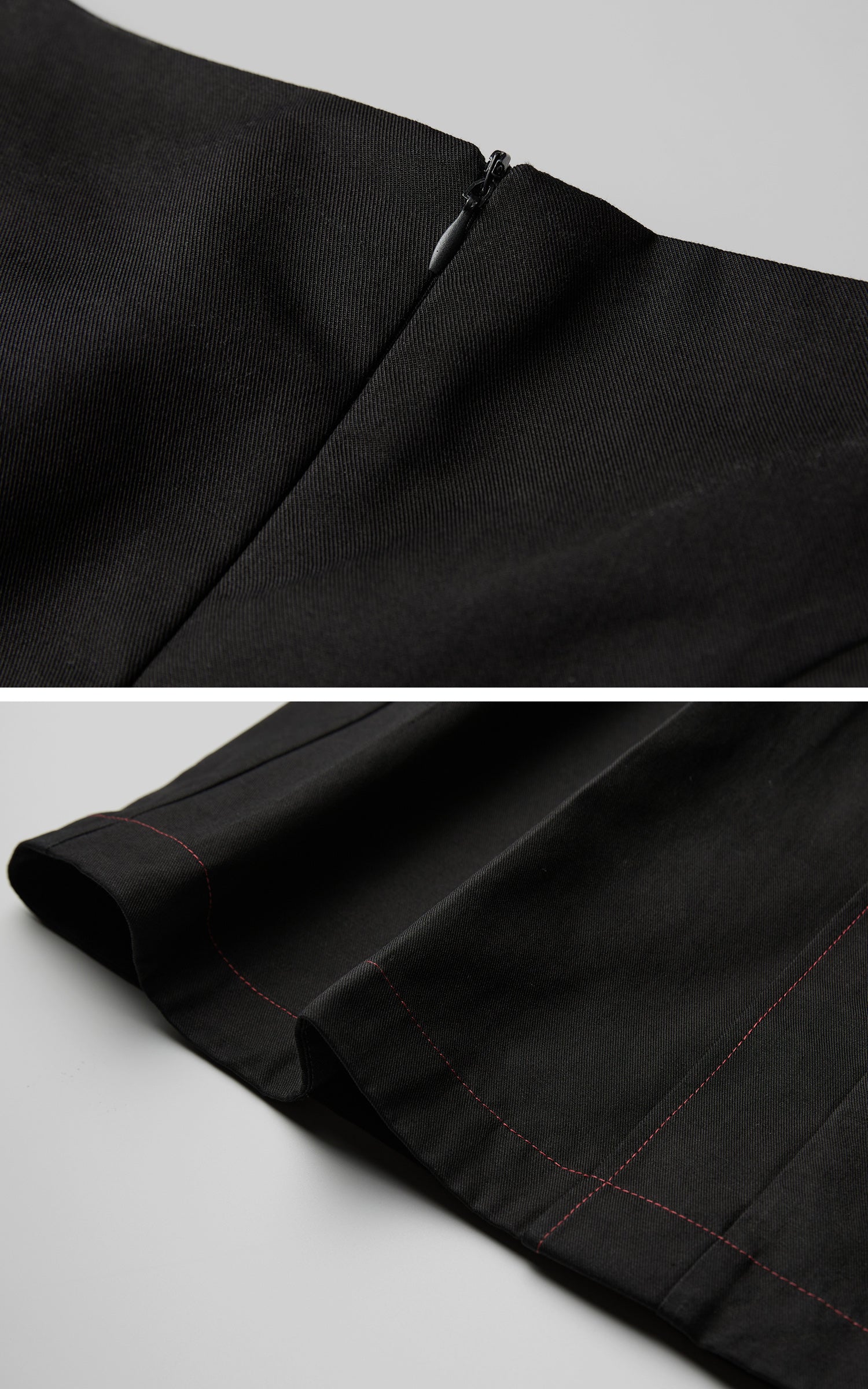 INDULGE Wide-Leg Trousers with Multi-Button Detail