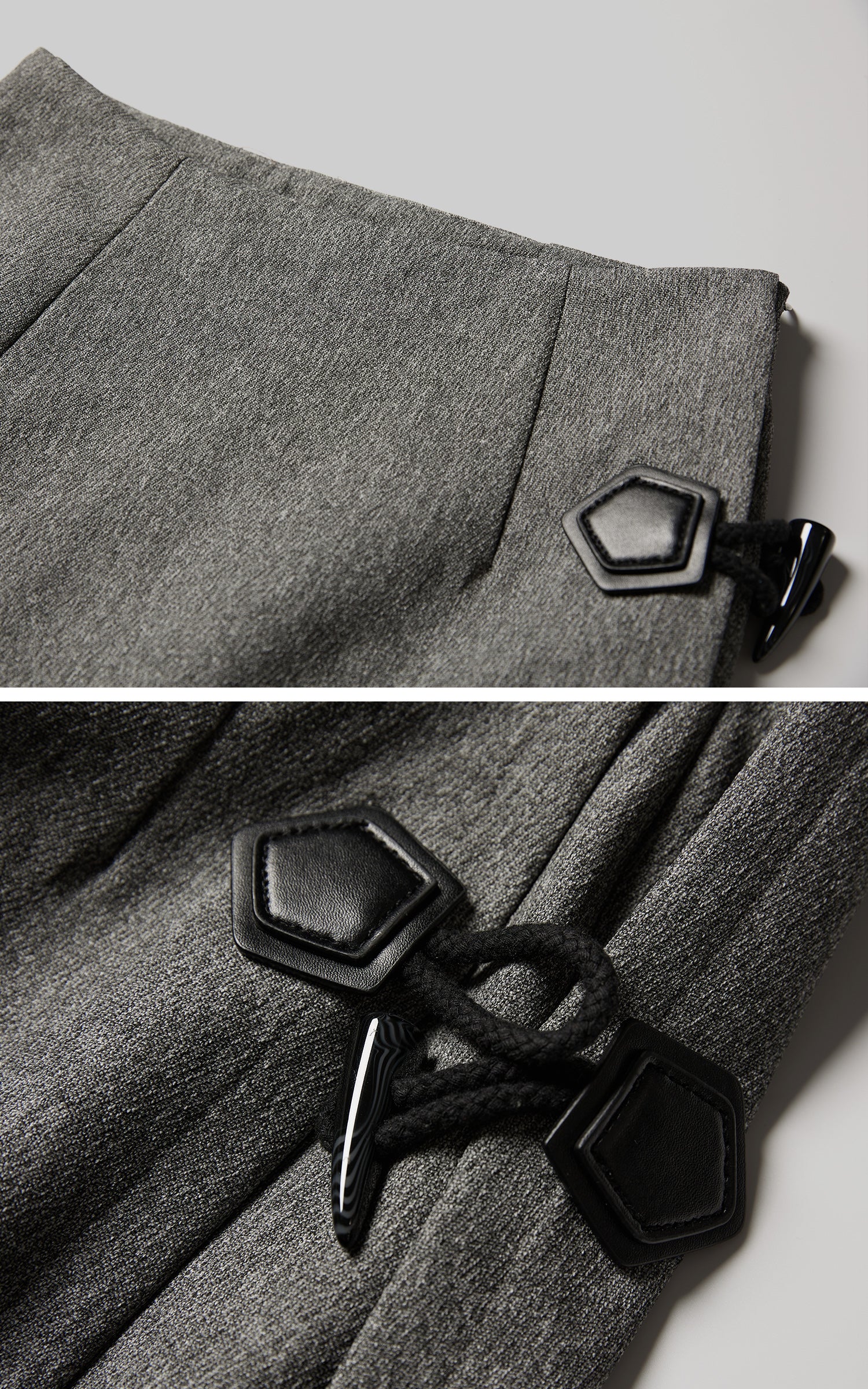 INDULGE Wrap Detail Wool Blend Trousers