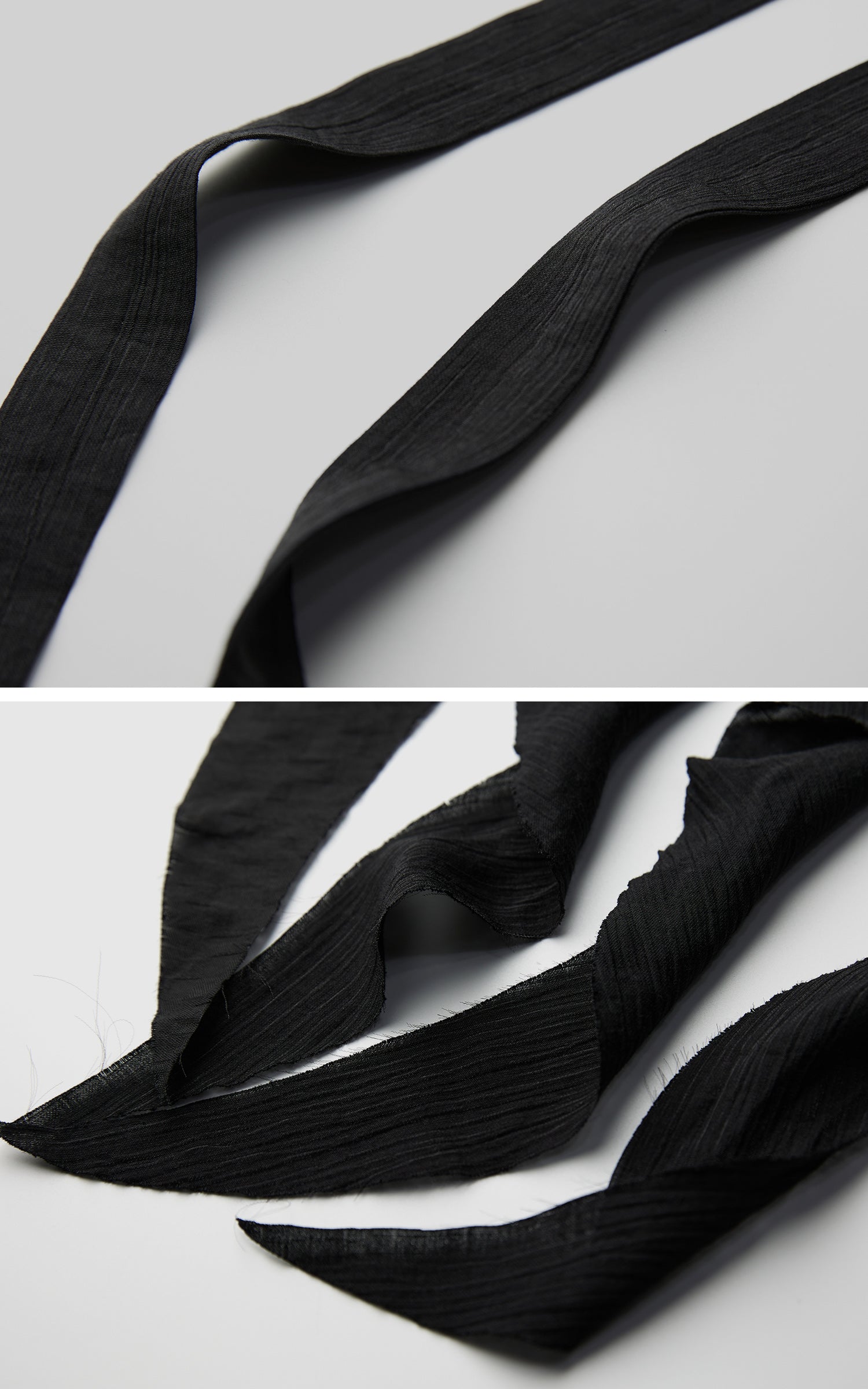 INDULGE Ruffled Tie Deconstructed Vest