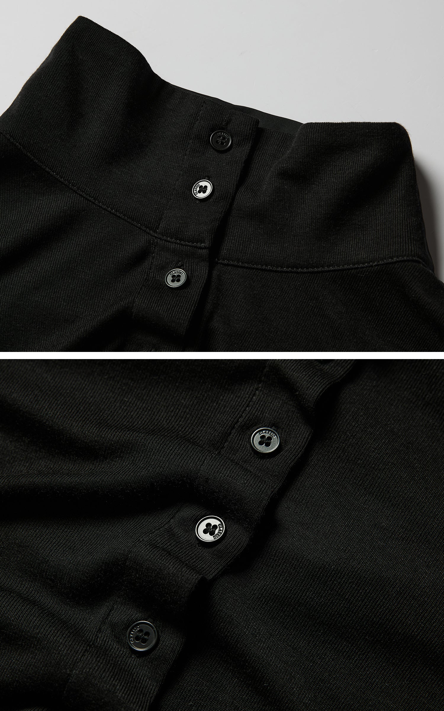 INDULGE Draped Ruched Button-Up Shirt