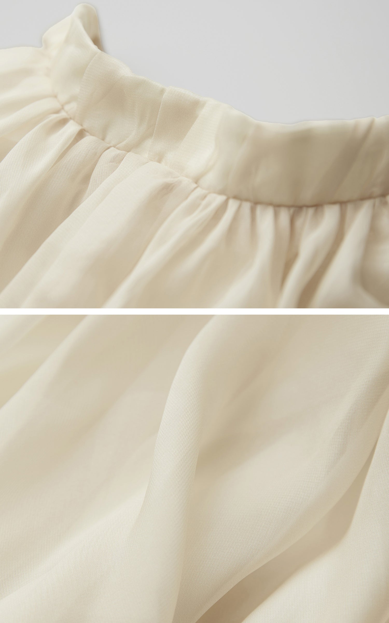 INDULGE Ethereal Draped Halter Dress with Voluminous Silk Layers