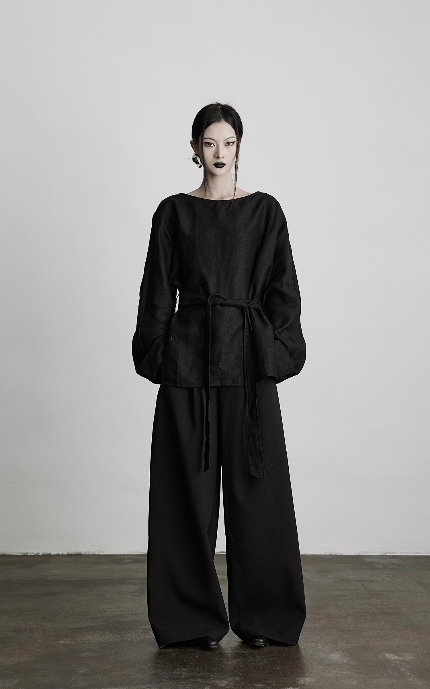 INDULGE Tailored Wide-Leg Trousers