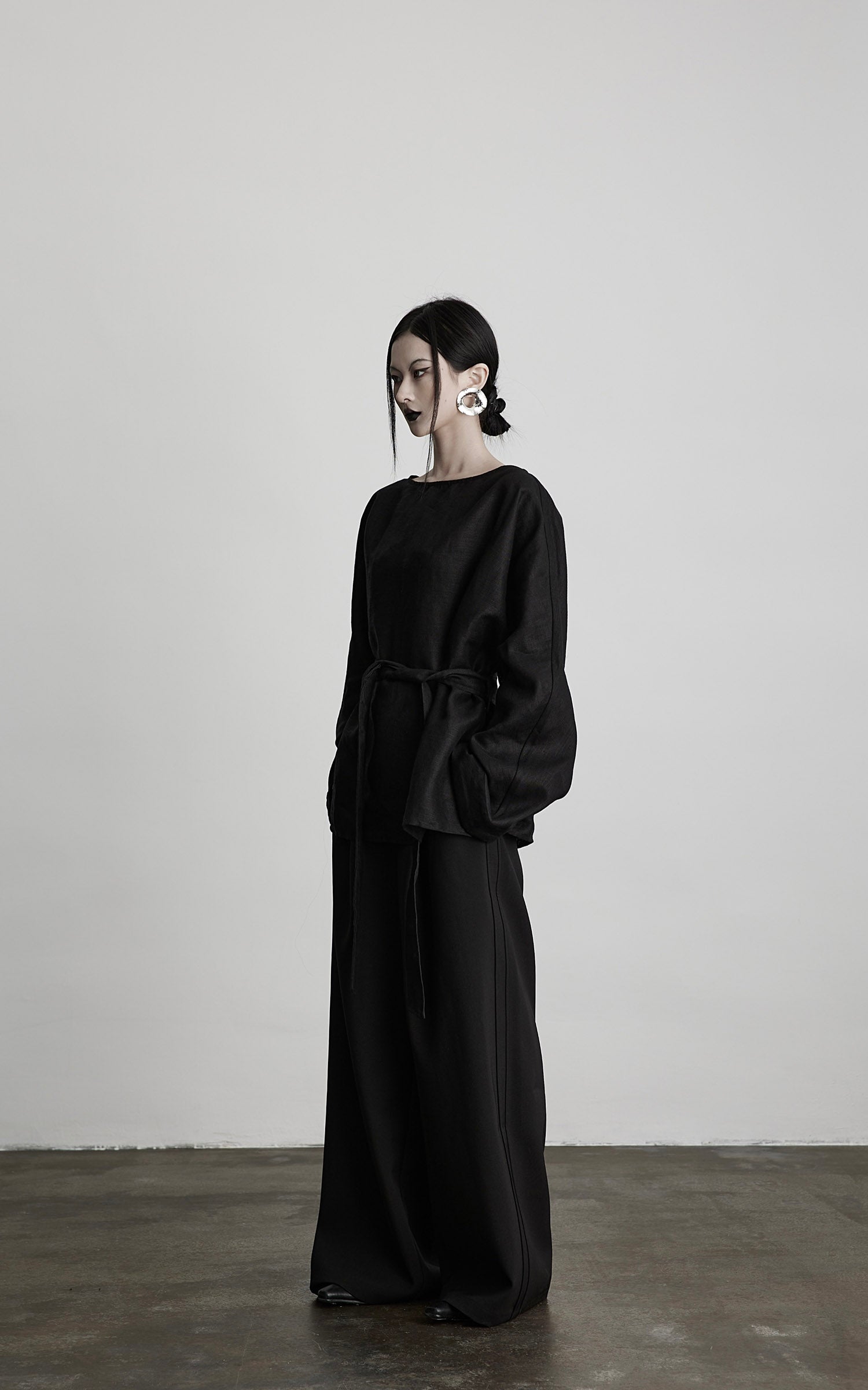 INDULGE Tailored Wide-Leg Trousers