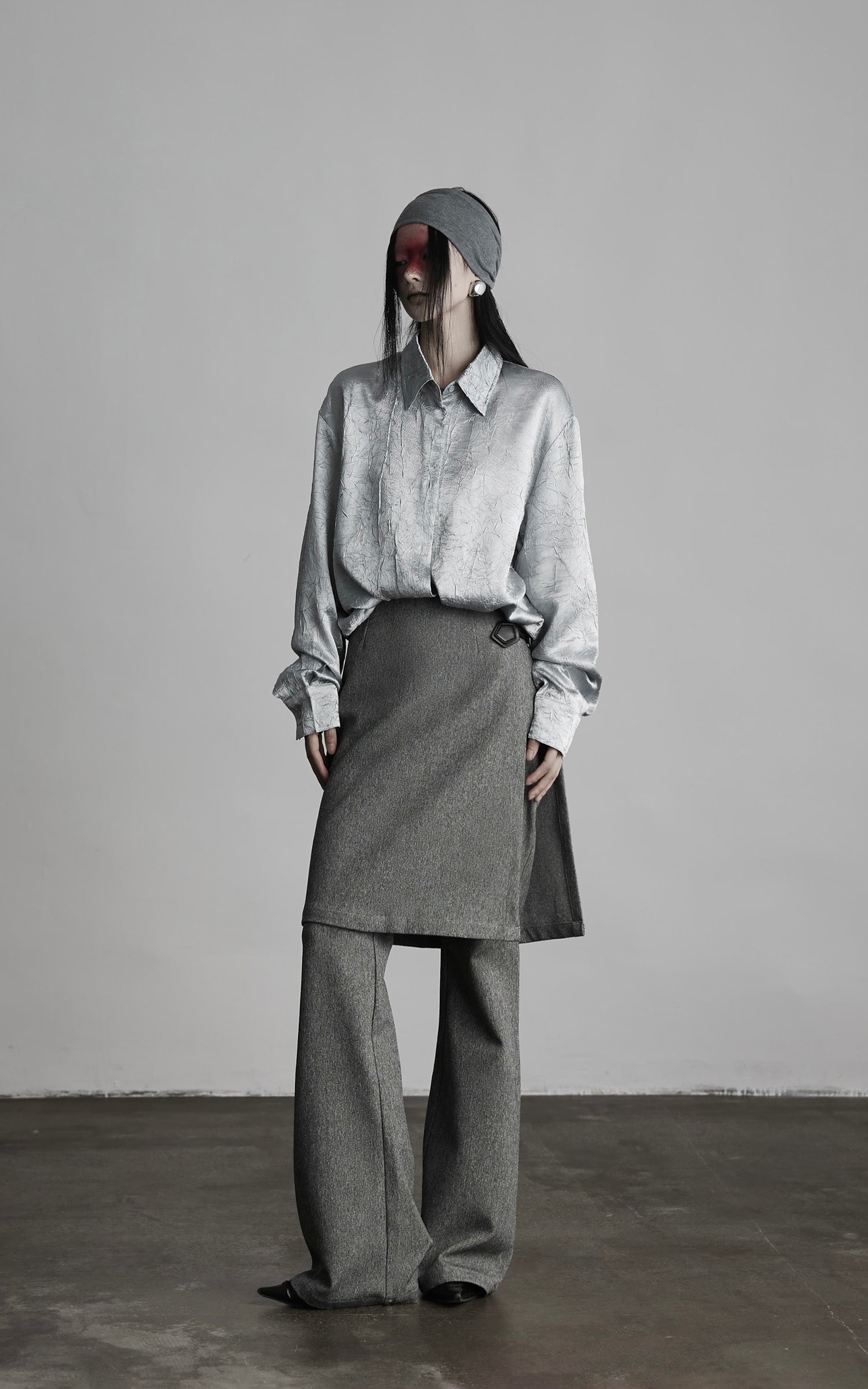 INDULGE Wrap Detail Wool Blend Trousers