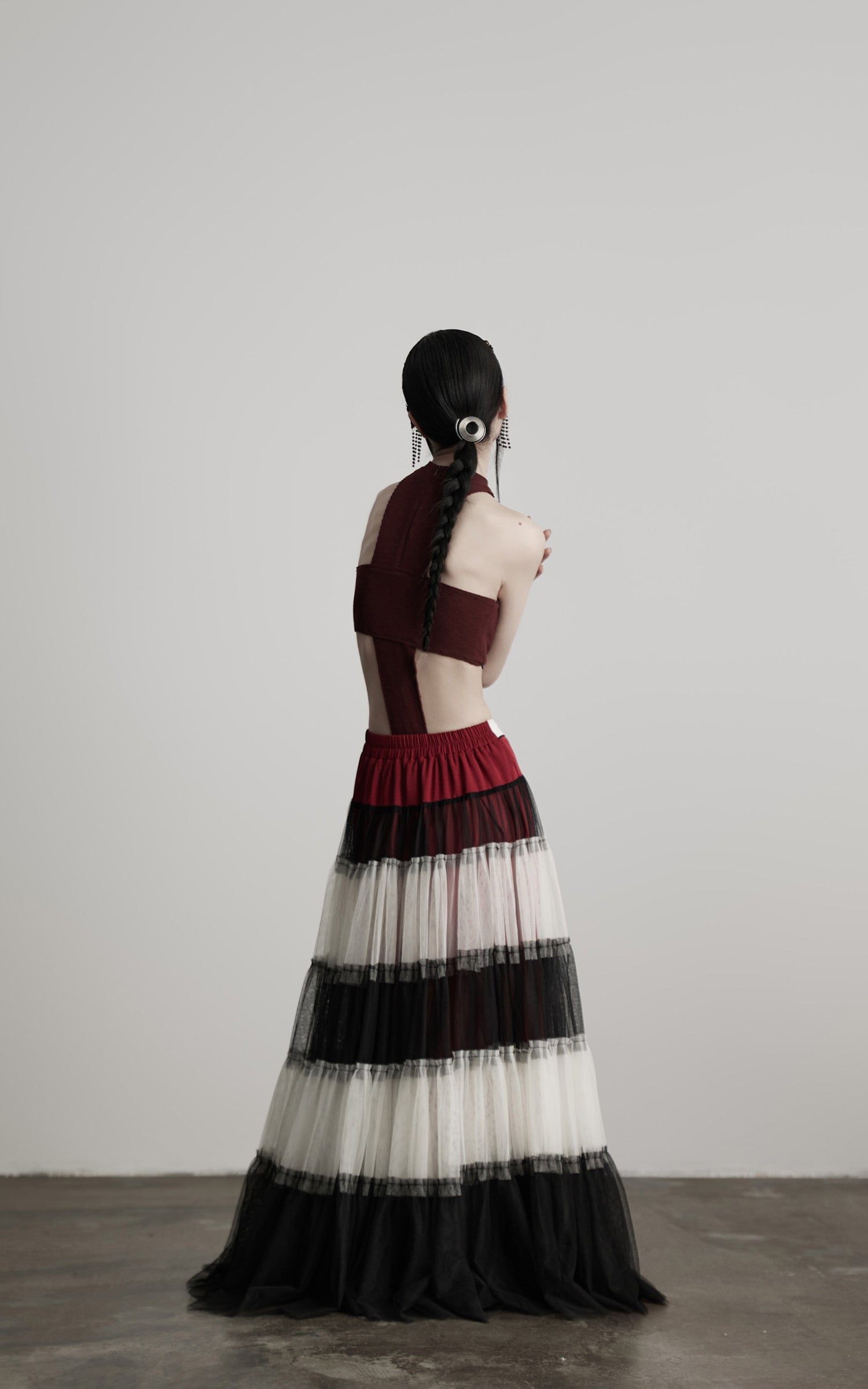 INDULGE Layered Tulle Maxi Skirt
