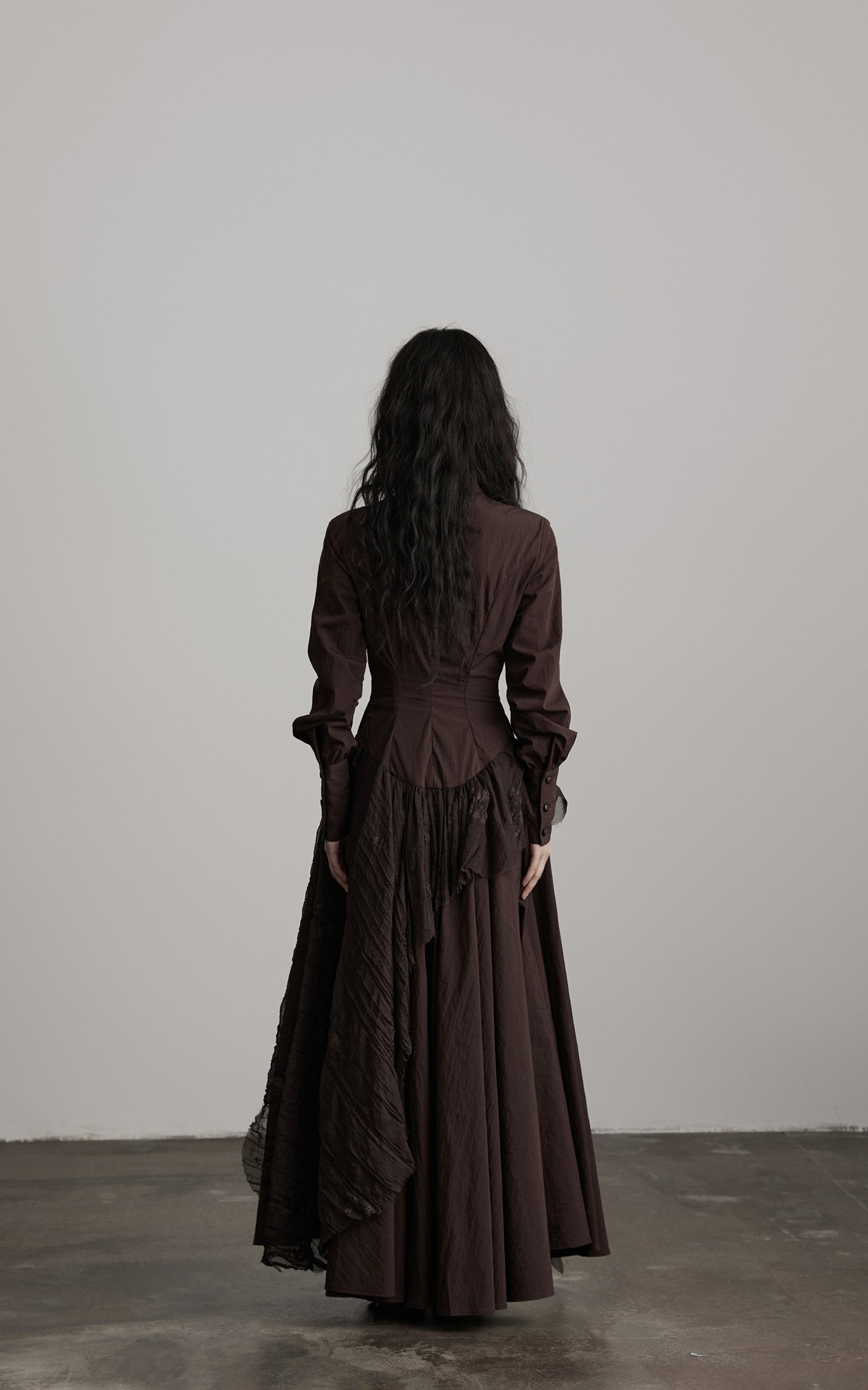 <tc>INDULGE</tc> Strukturiertes Kleid mit Raffung