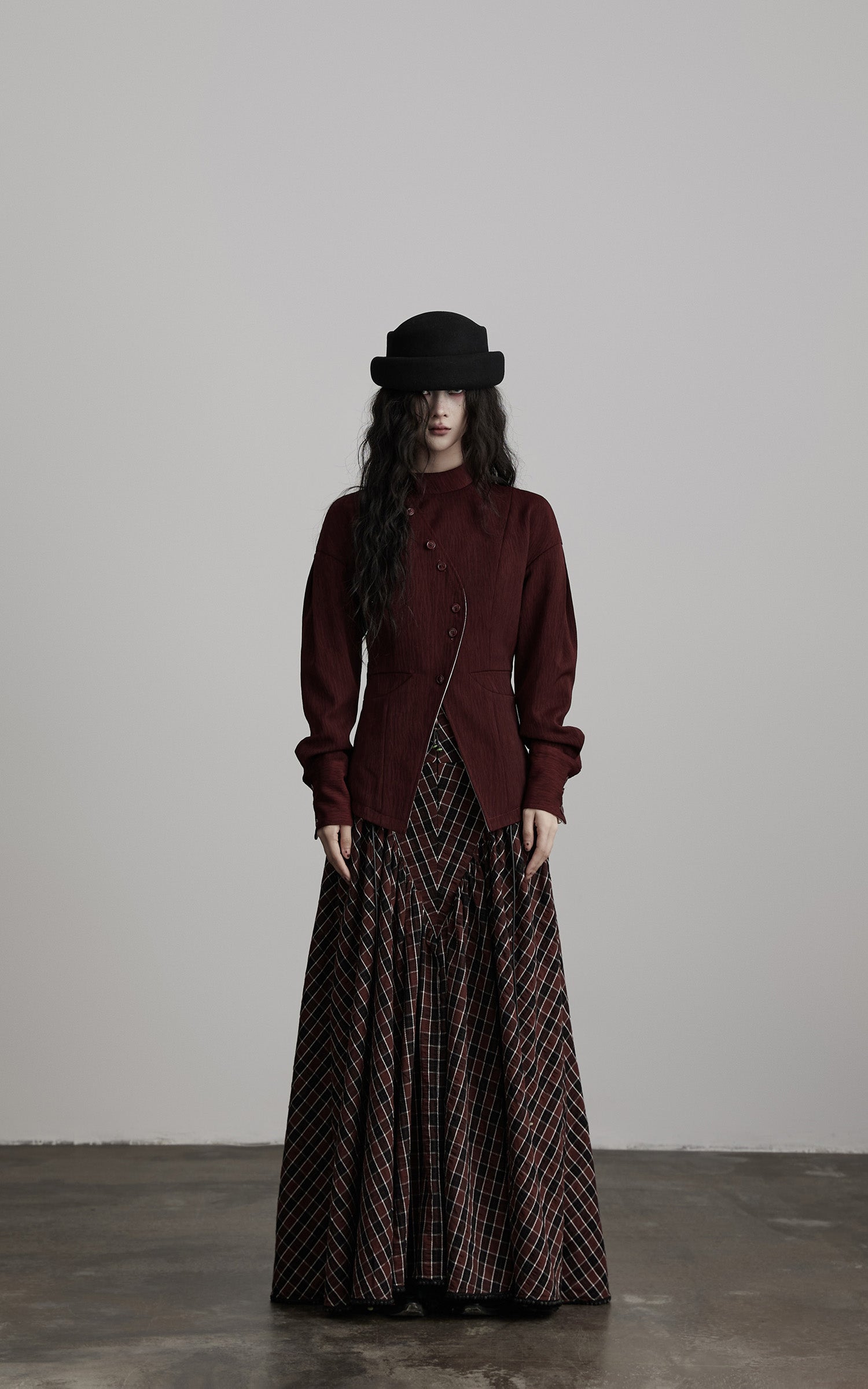 INDULGE Reversible Sculpted Jacket with Asymmetric Button Line