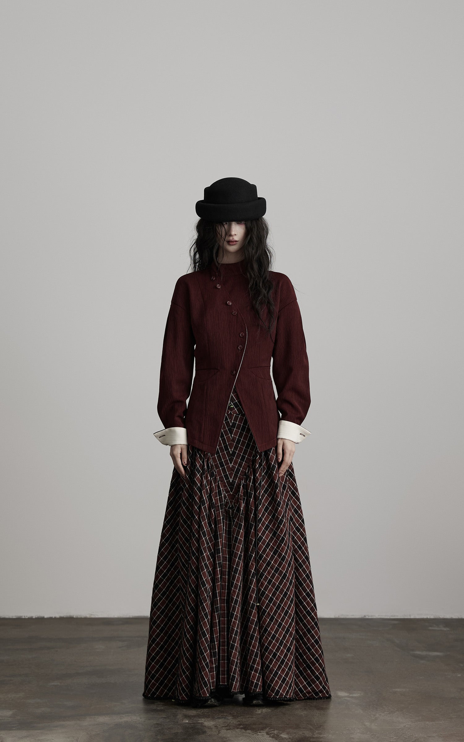 INDULGE Reversible Sculpted Jacket with Asymmetric Button Line