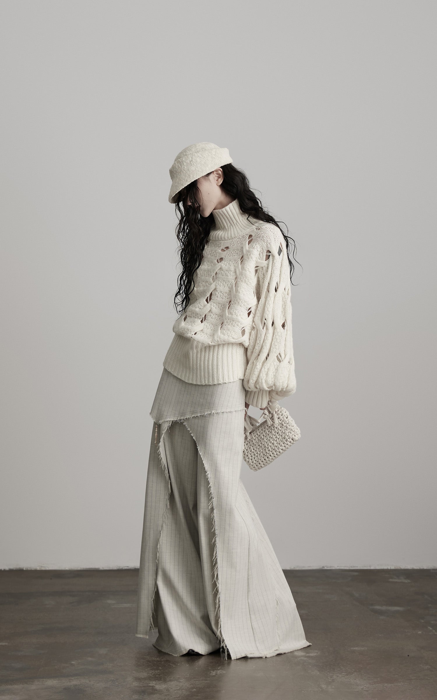 <tc>INDULGE</tc> Pull à col roulé tressé Void