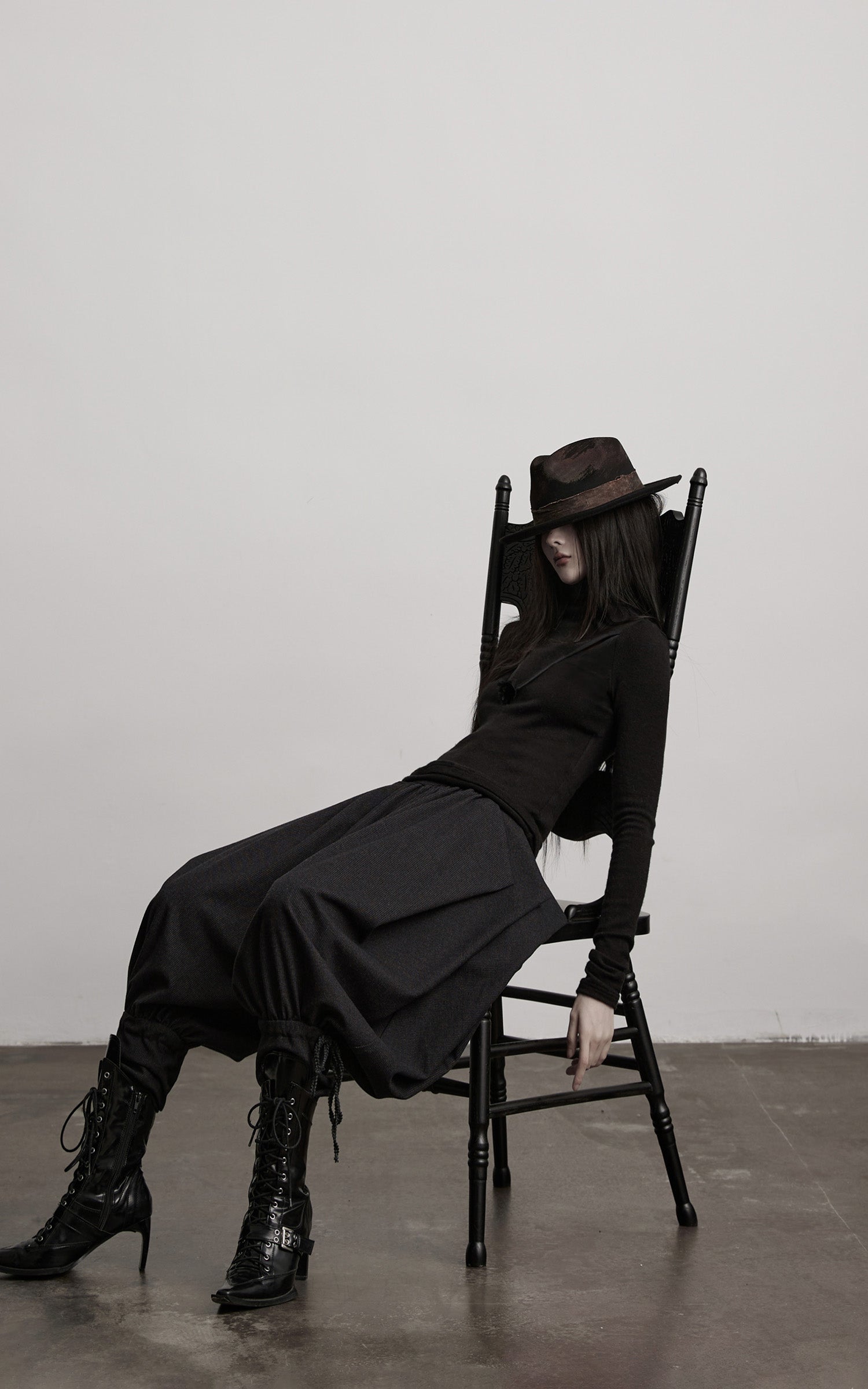 INDULGE Cutout Detail Stretch Knit Top