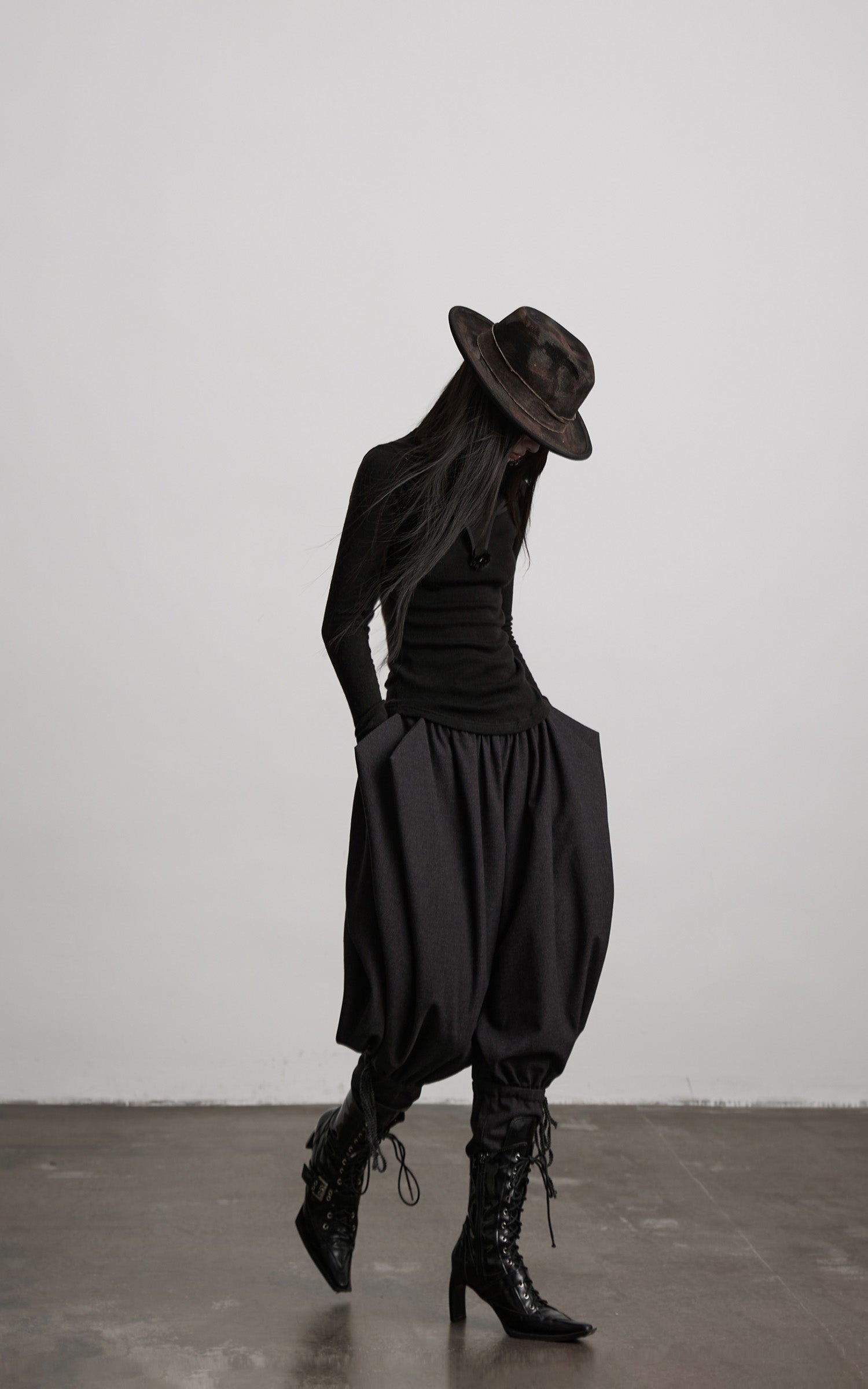 INDULGE Cutout Detail Stretch Knit Top