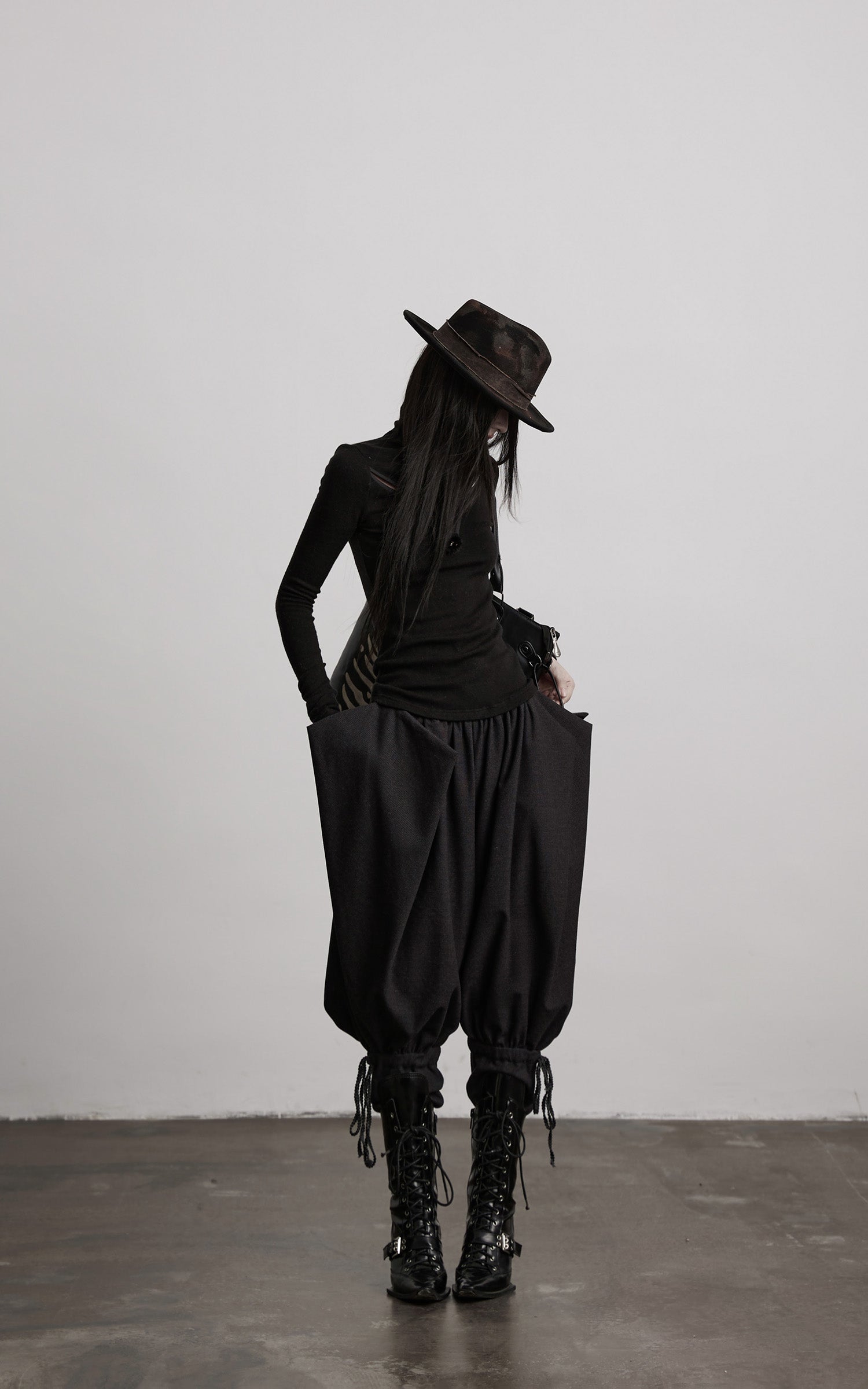 INDULGE Cutout Detail Stretch Knit Top