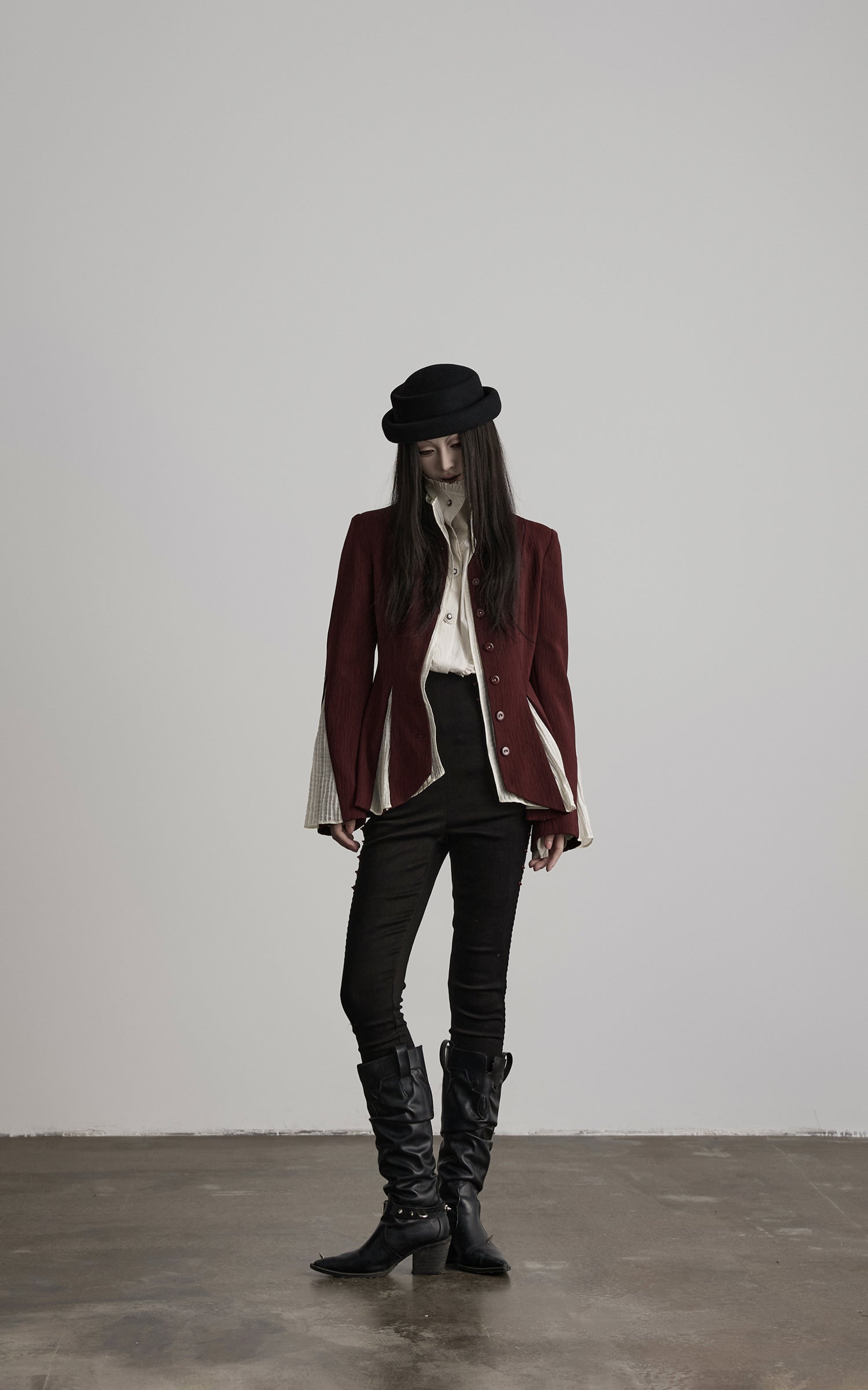 <tc>DOINDULGE</tc> Veste structurée à col montant