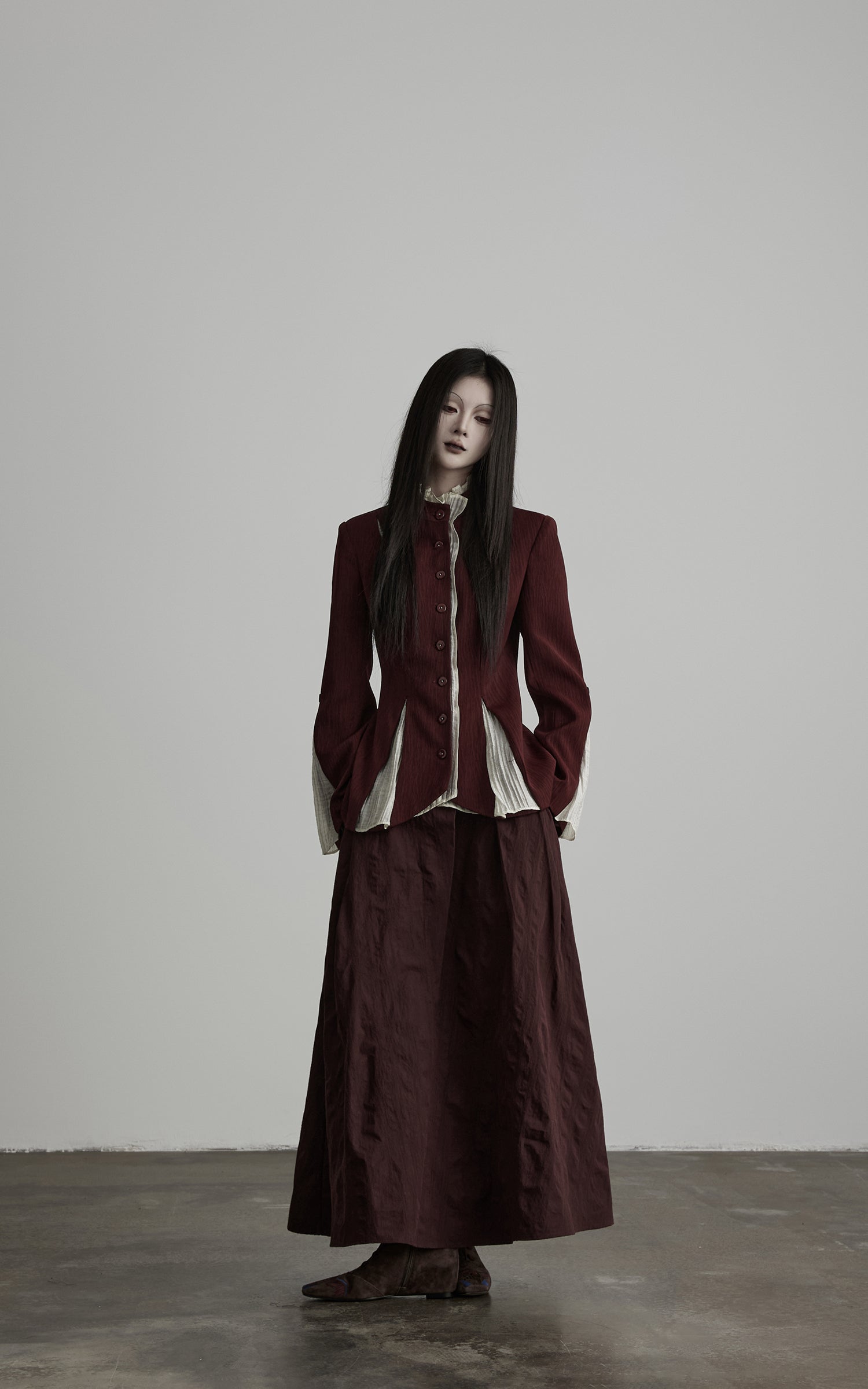 <tc>DOINDULGE</tc> Veste structurée à col montant