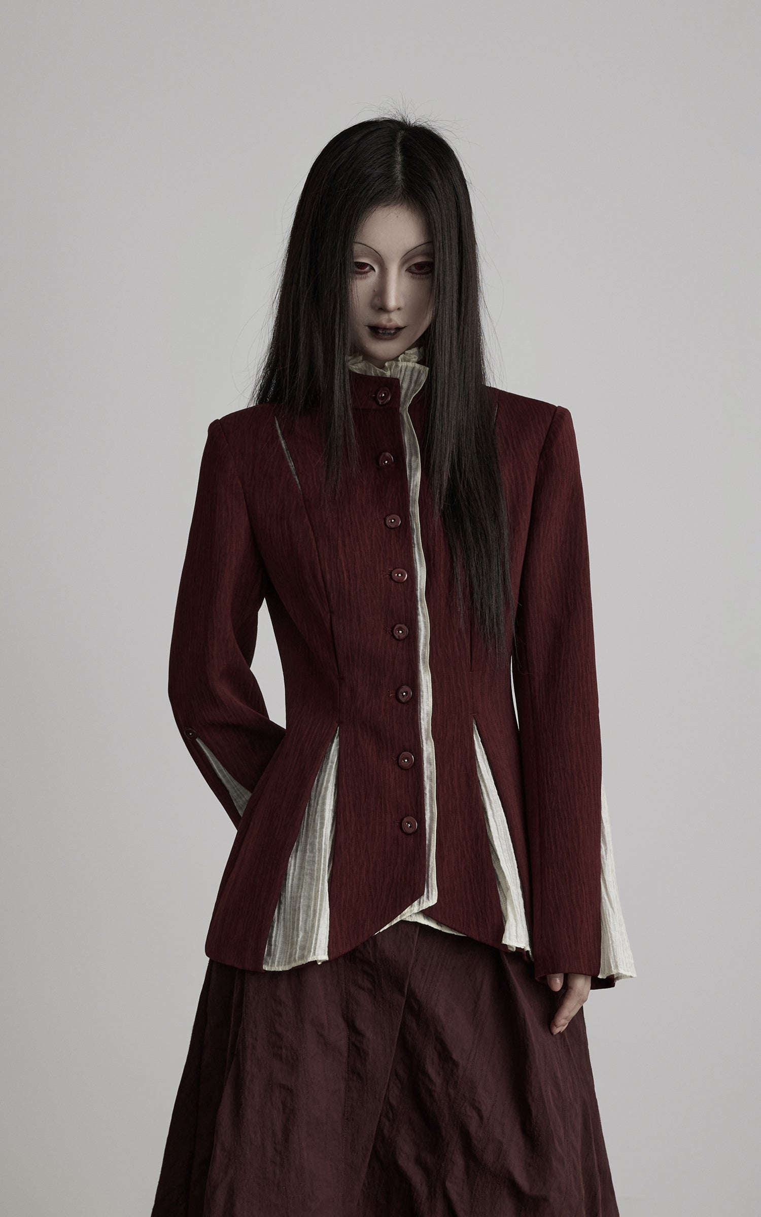 <tc>DOINDULGE</tc> Veste structurée à col montant