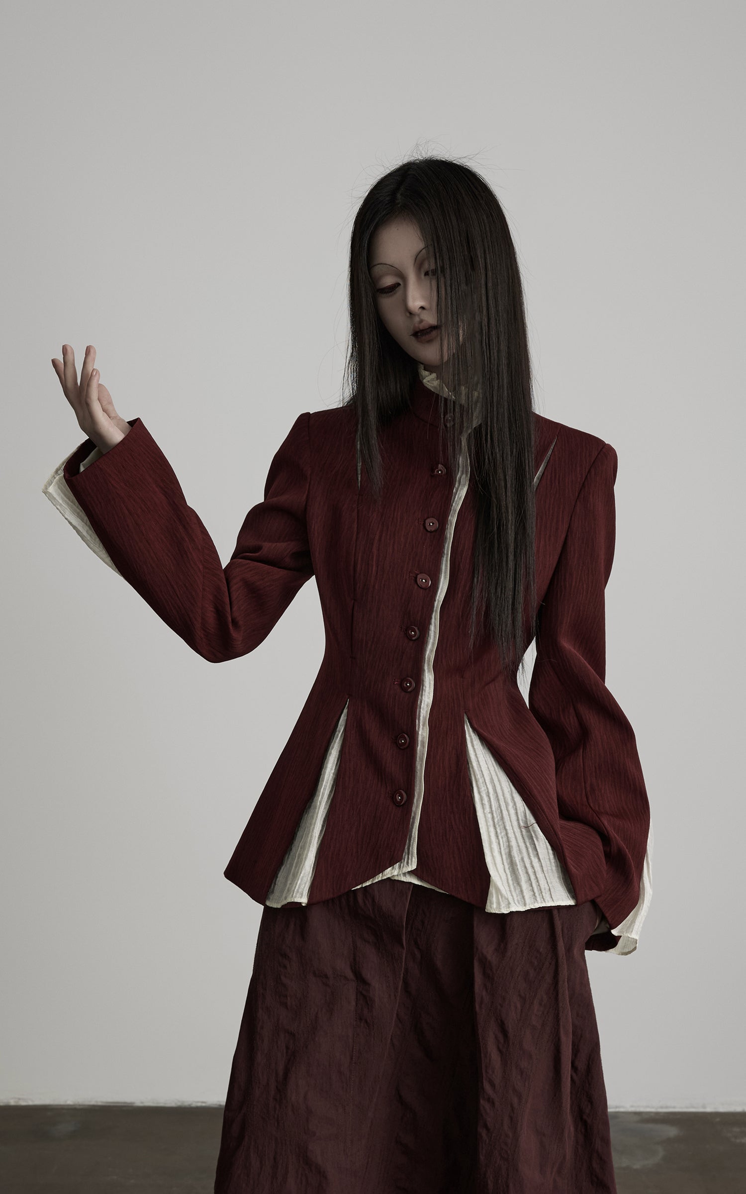 <tc>DOINDULGE</tc> Veste structurée à col montant