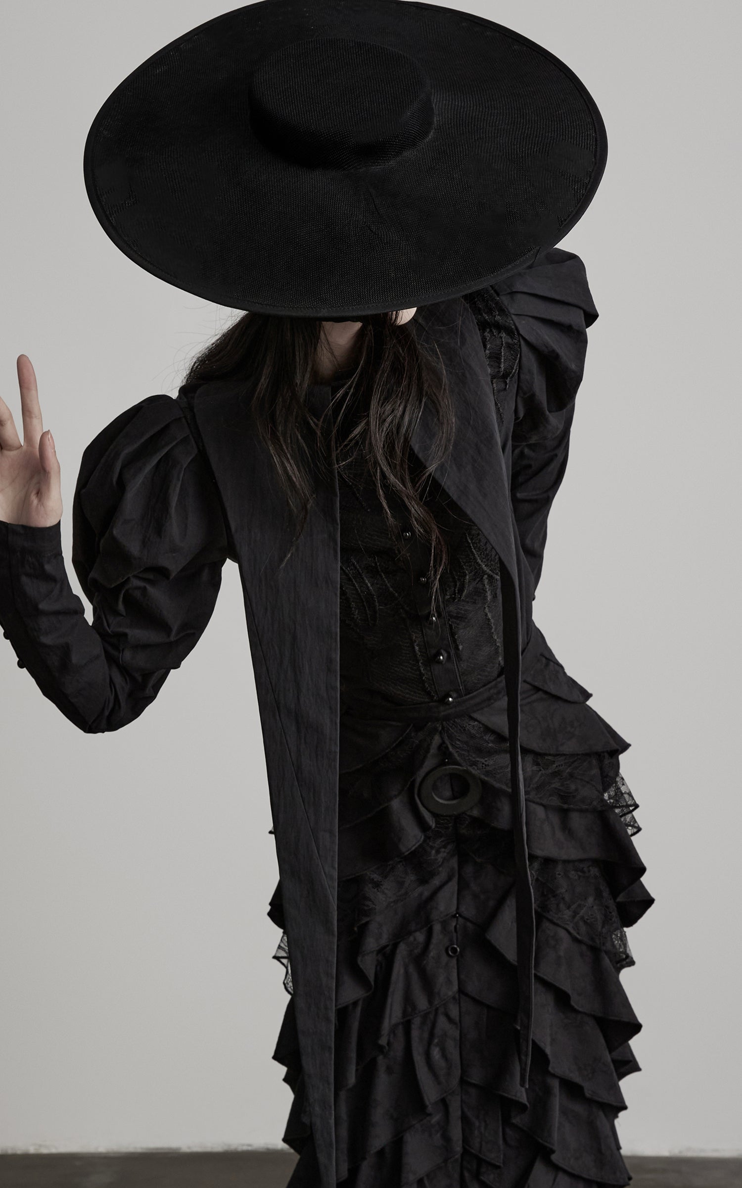 DOINDULGE Gothic Structured Panel Shirt