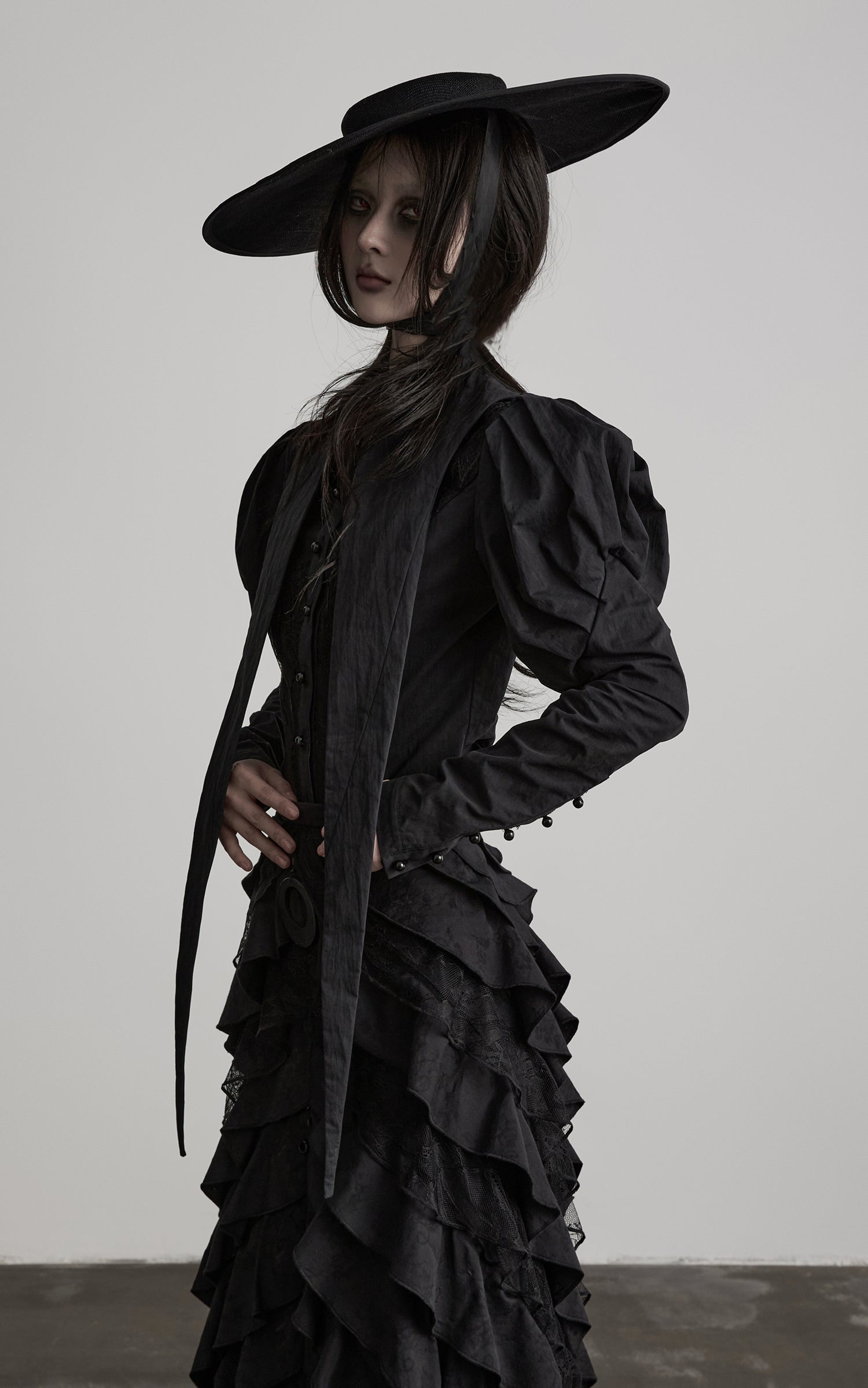 DOINDULGE Gothic Structured Panel Shirt
