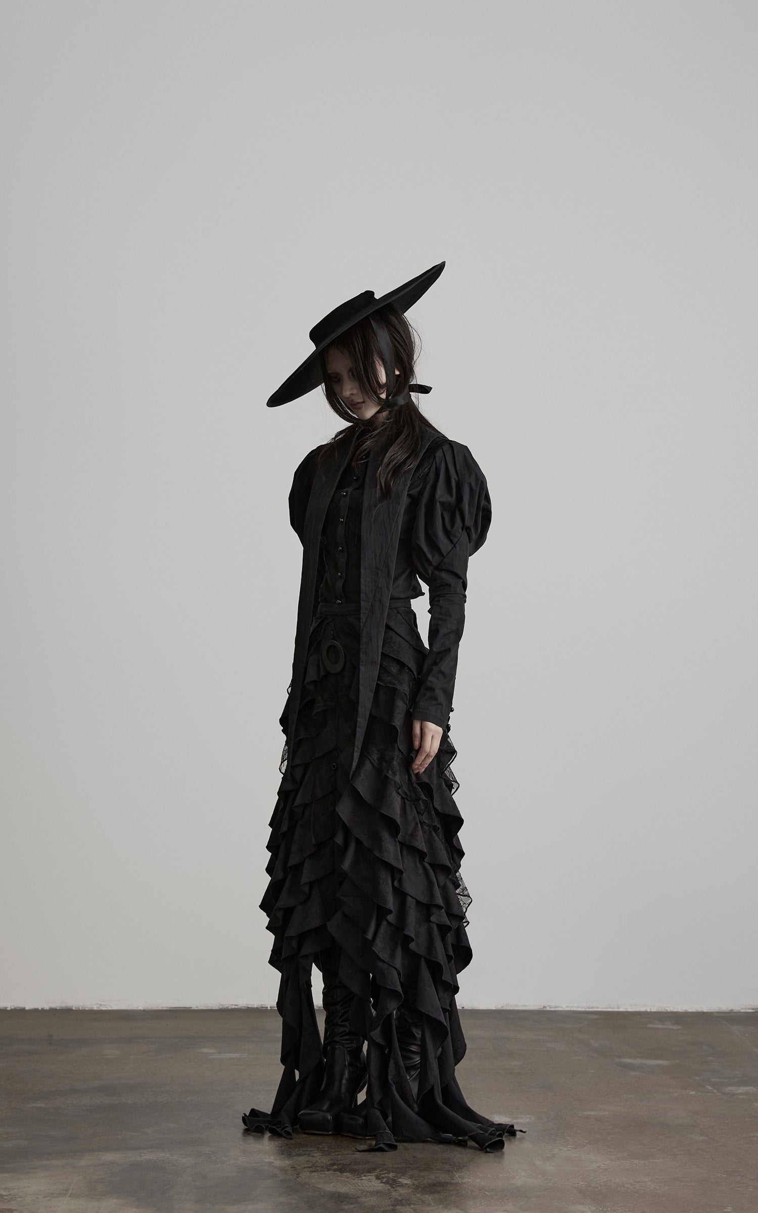 DOINDULGE Gothic Structured Panel Shirt