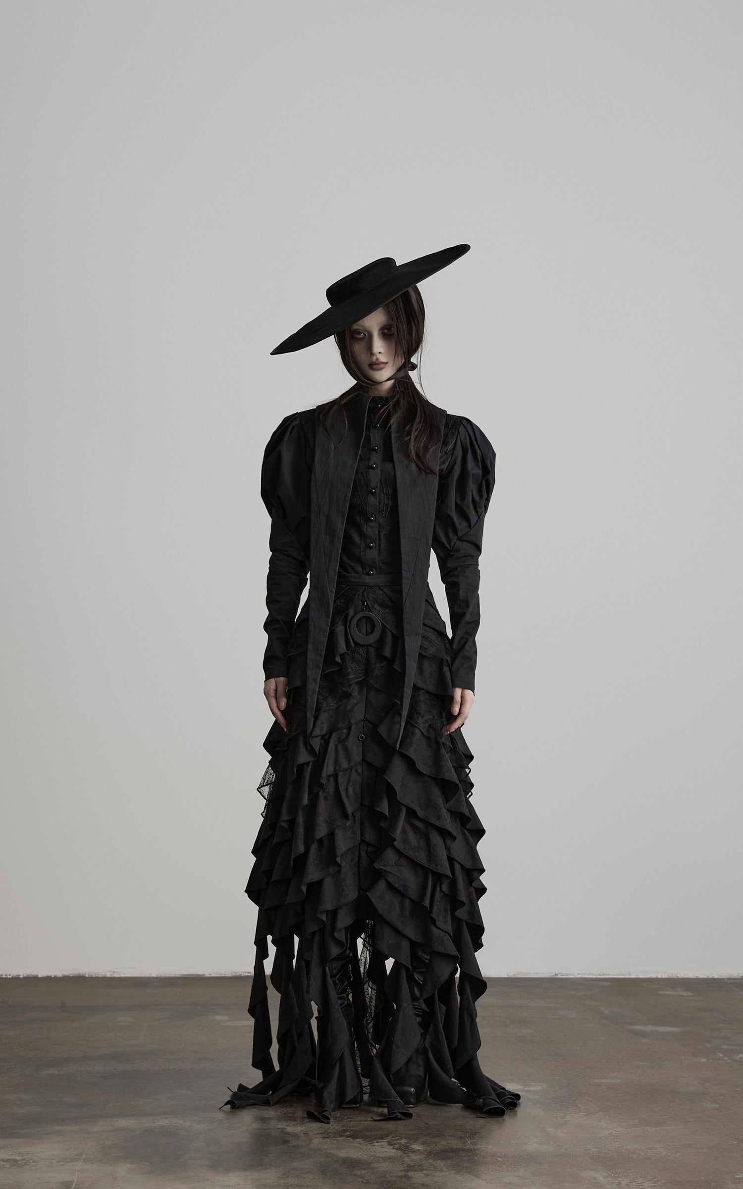 DOINDULGE Gothic Structured Panel Shirt