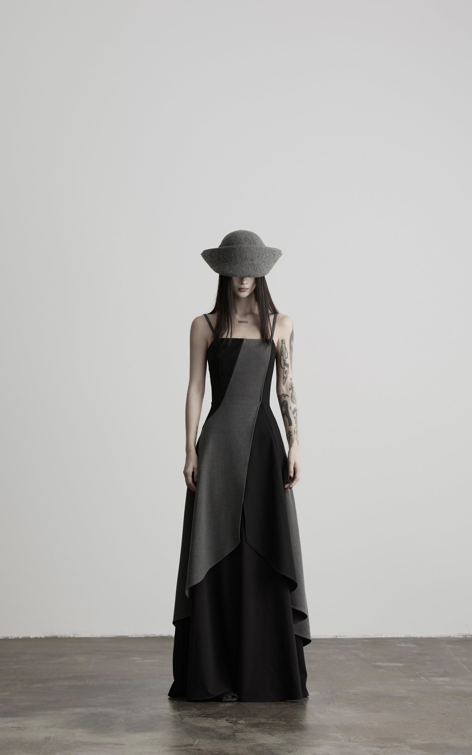 DOINDULGE Dark Avant-Garde Deconstructed Paneled Blazer