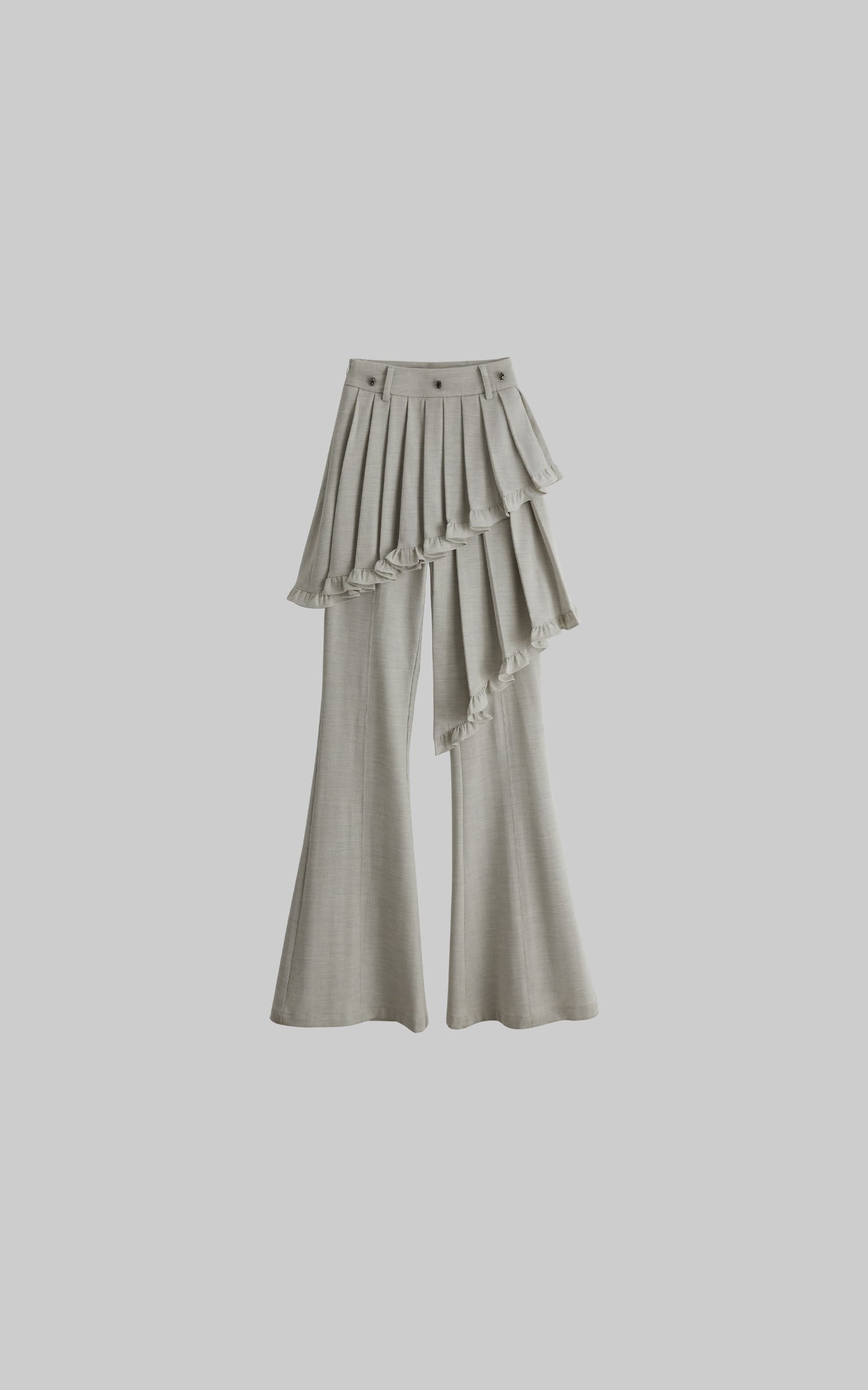 <tc>DOINDULGE</tc> Lagenweise plissierte, ausgestellte Hosen