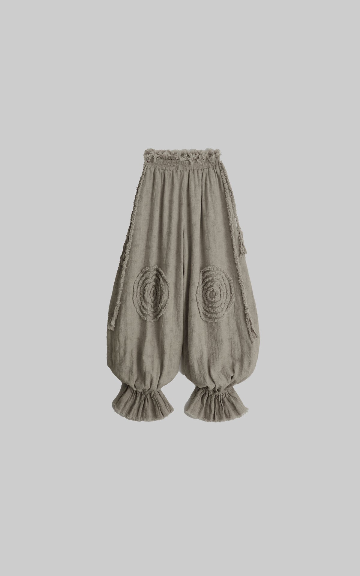 <tc>DOINDULGE</tc> Strukturierte Ballonhosen mit weitem Bein