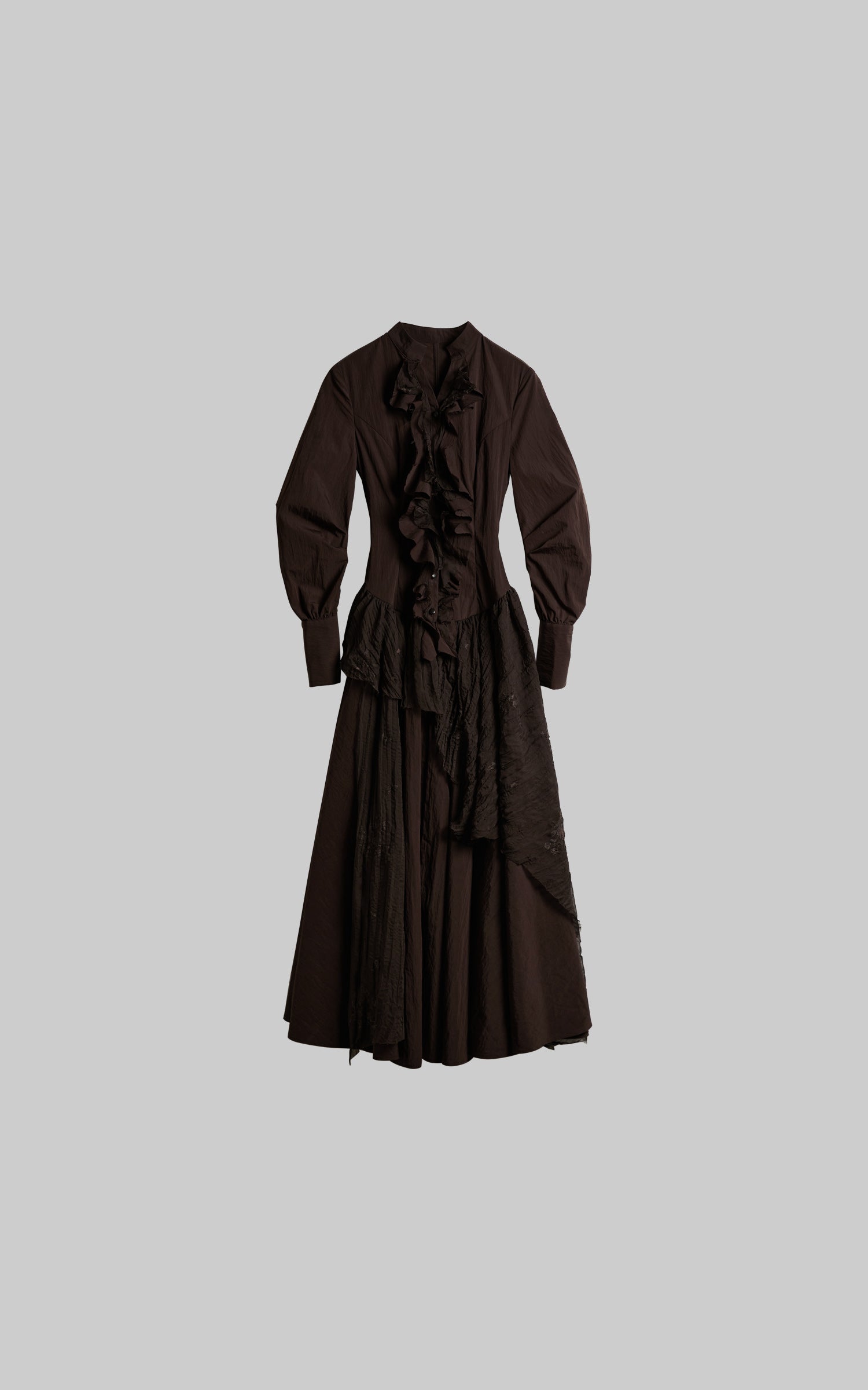 <tc>INDULGE</tc> Strukturiertes Kleid mit Raffung