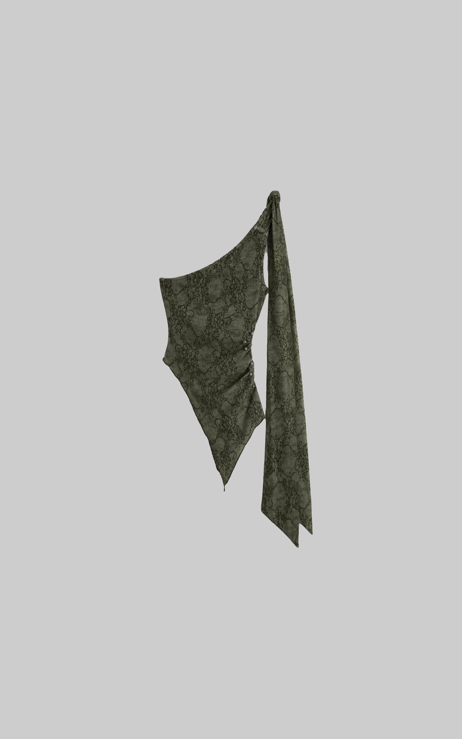 DOINDULGE Irregular One Shoulder Tank Top